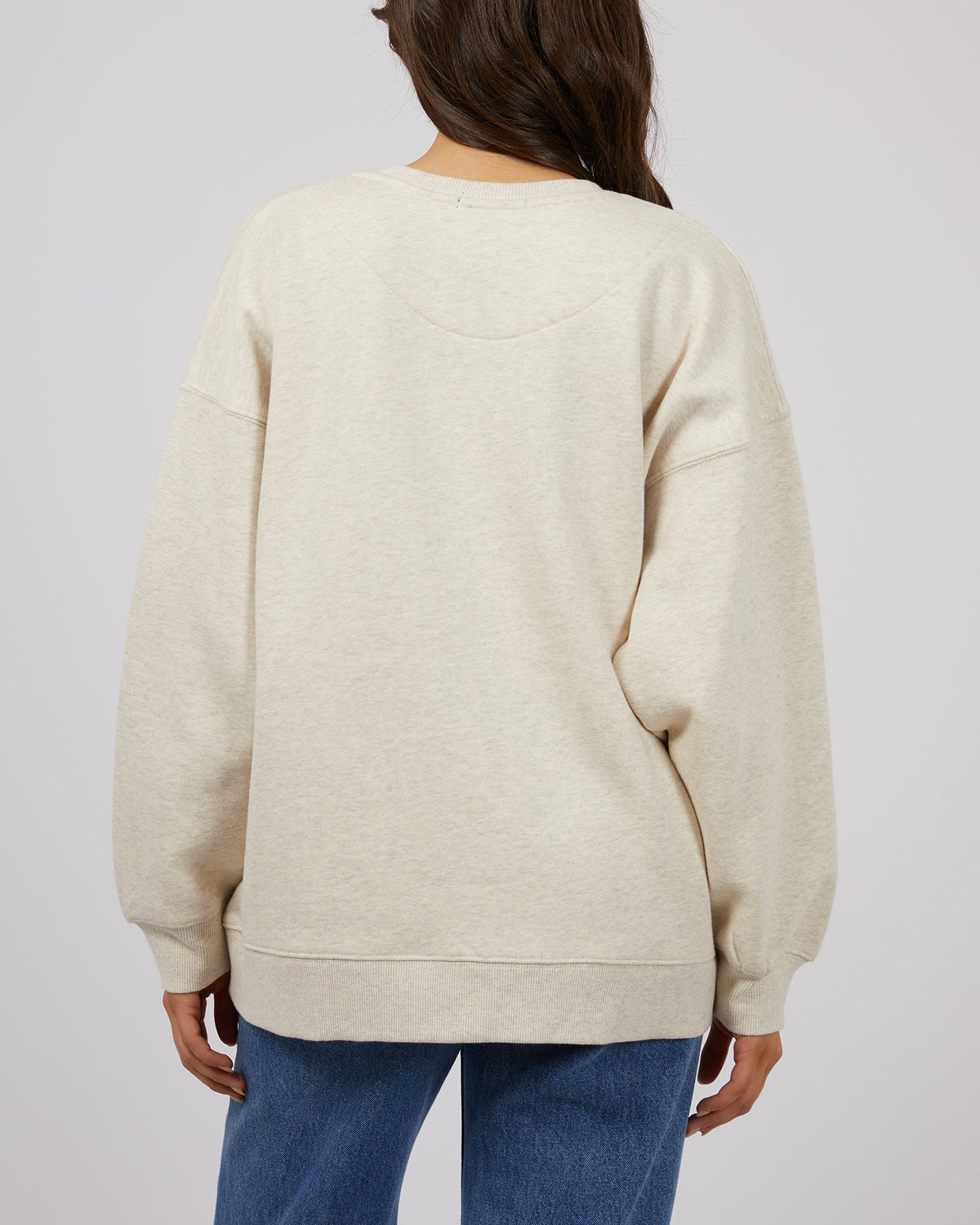 All About Eve-Classic Crew Oatmeal-Edge Clothing