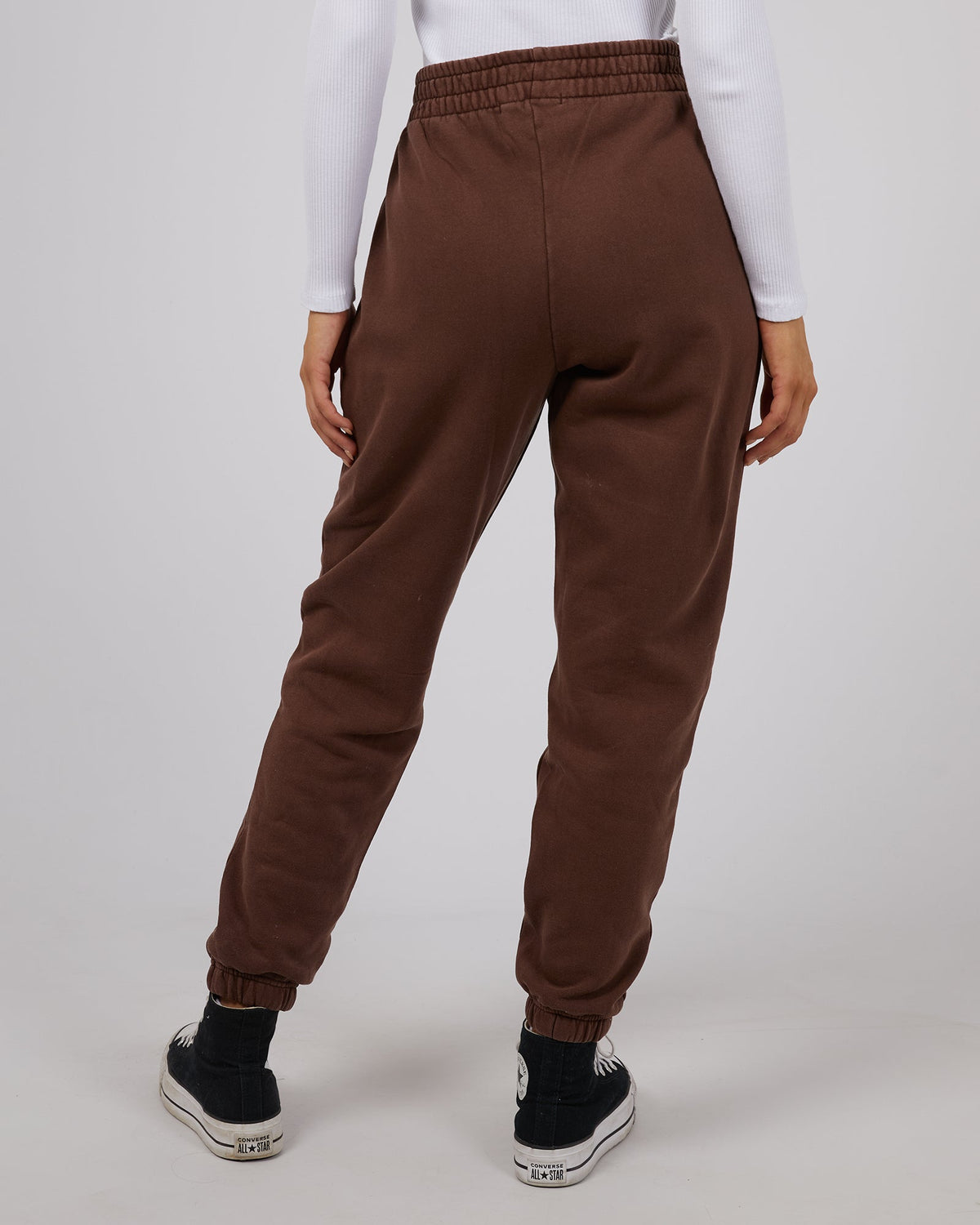 All About Eve-Classic Trackpant Brown-Edge Clothing