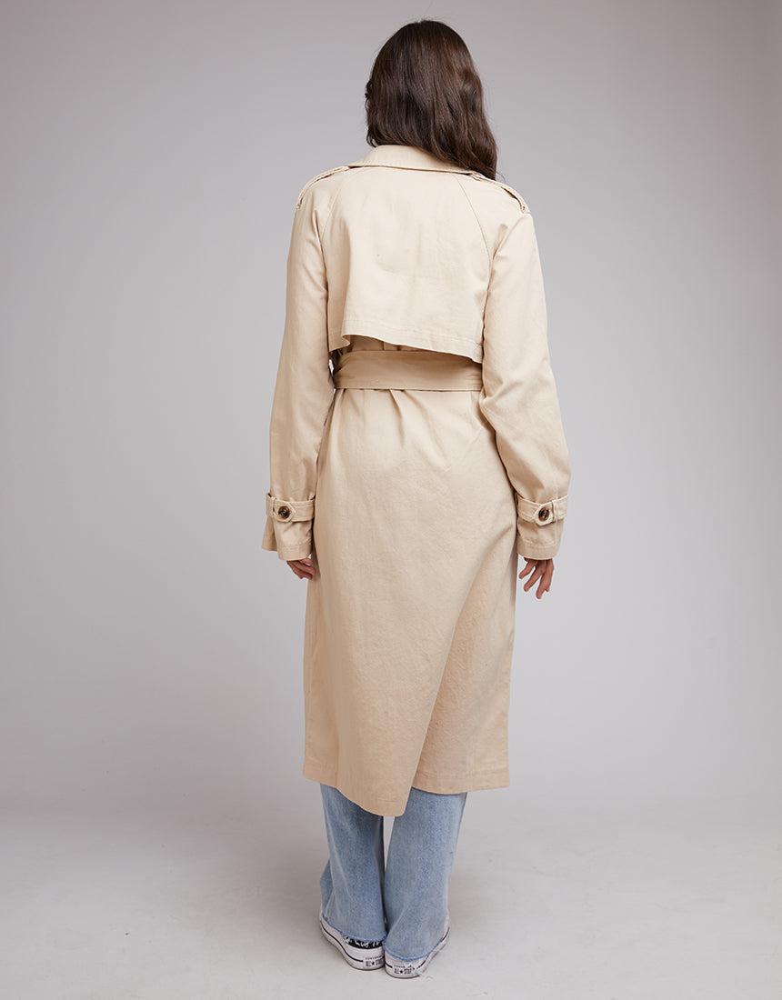 All About Eve-Eve Trench Coat Tan-Edge Clothing