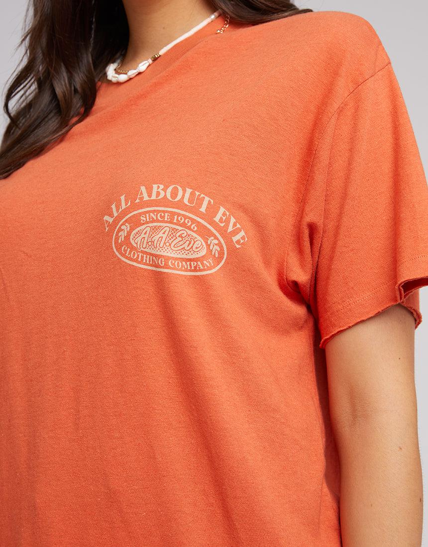 All About Eve-Kind Eyes Tee Rust-Edge Clothing