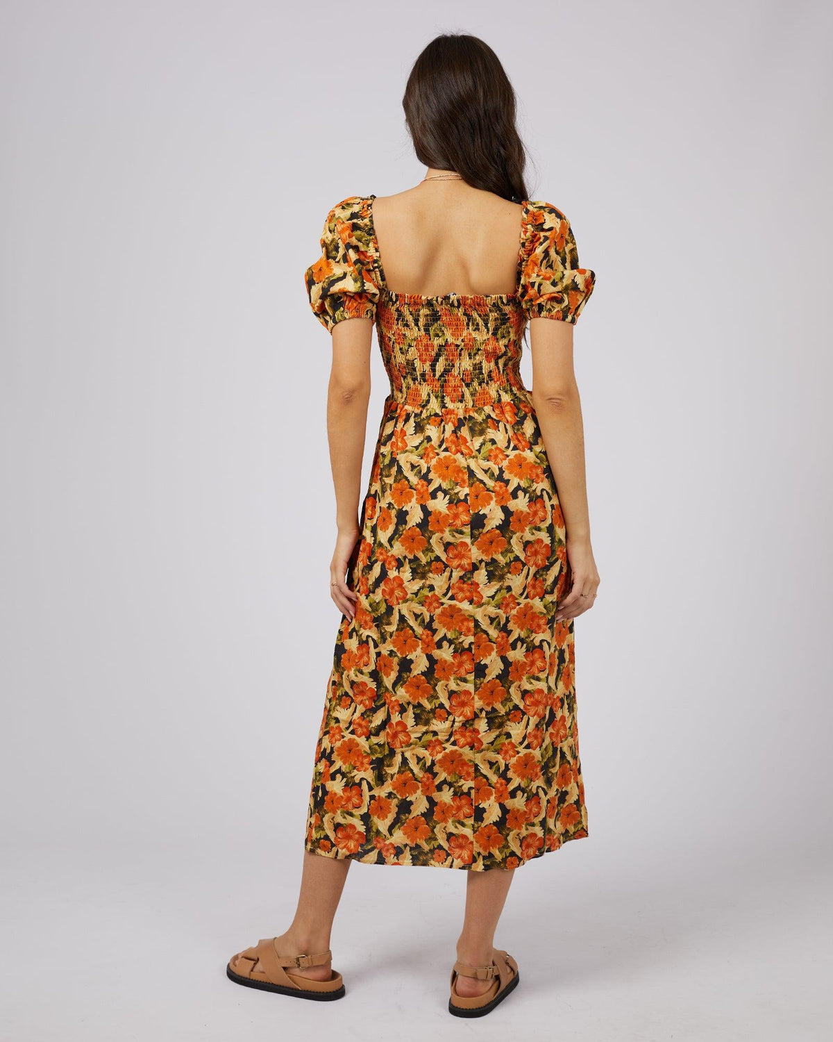 All About Eve-Margot Floral Print Midi Dress-Edge Clothing