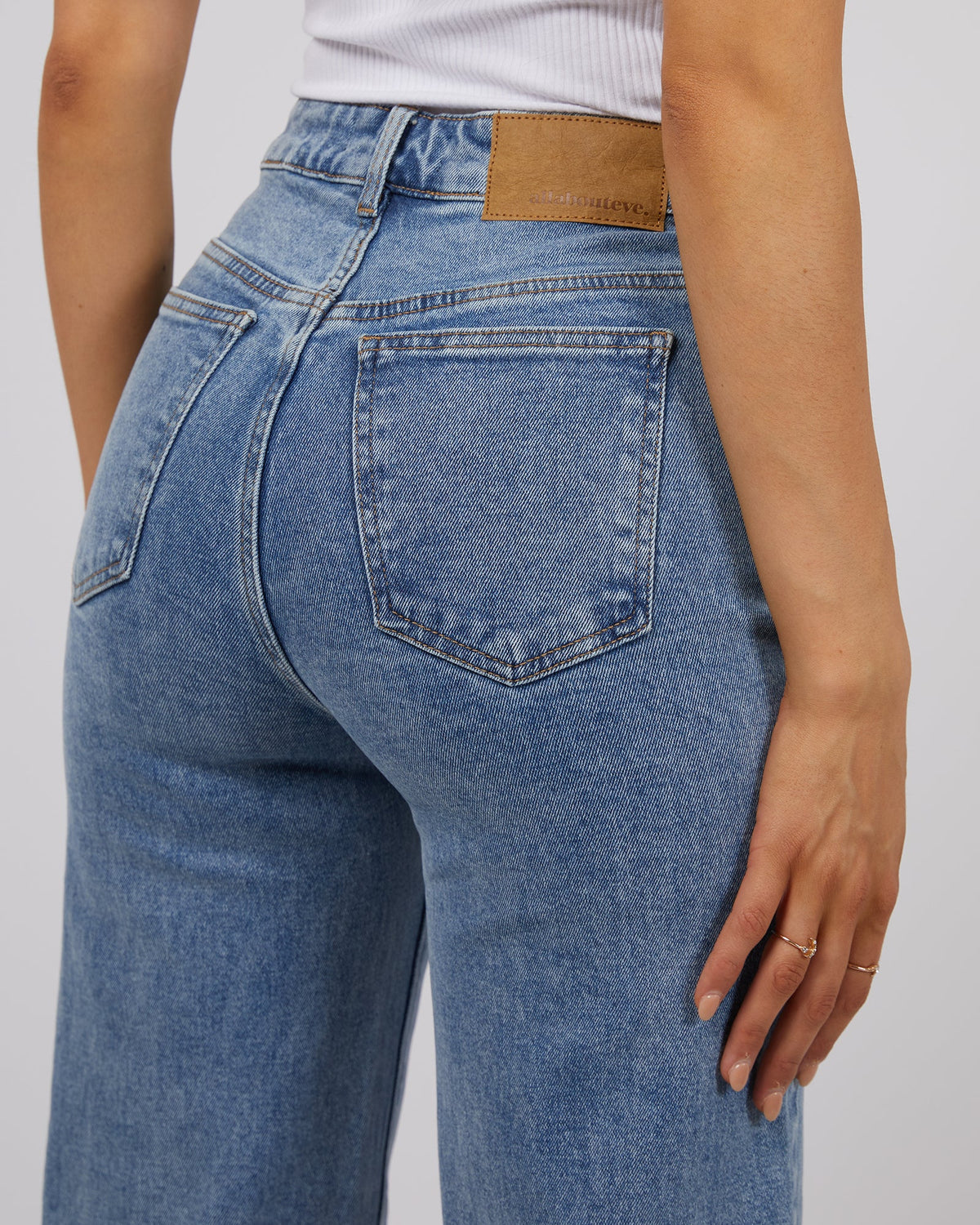 All About Eve-Skye Comfort Jean Heritage Blue-Edge Clothing