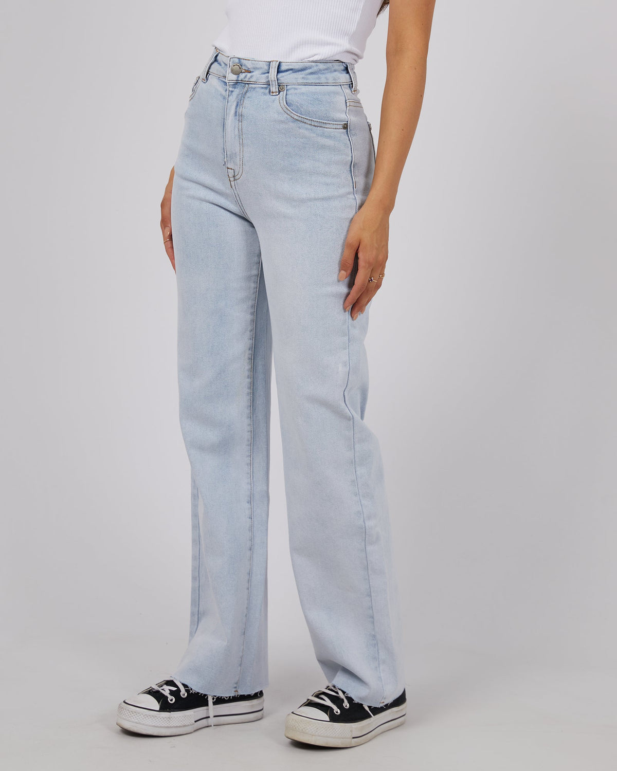 All About Eve-Skye Comfort Jean Light Blue-Edge Clothing