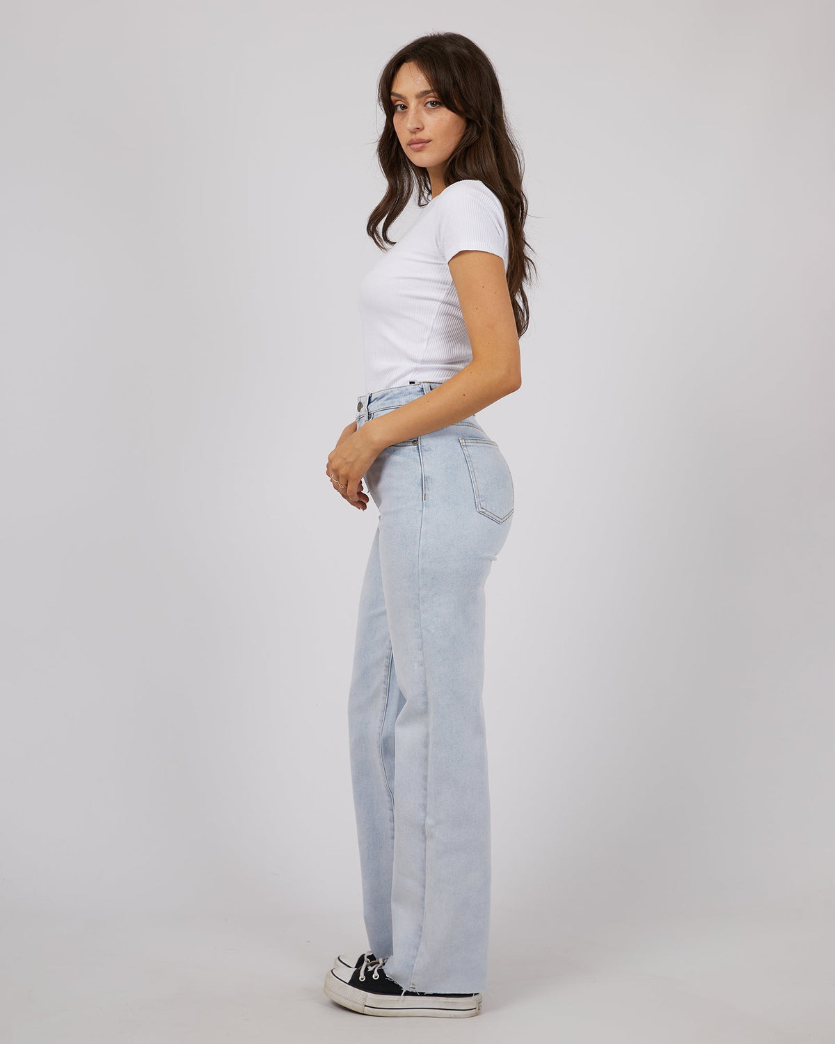 All About Eve-Skye Comfort Jean Light Blue-Edge Clothing