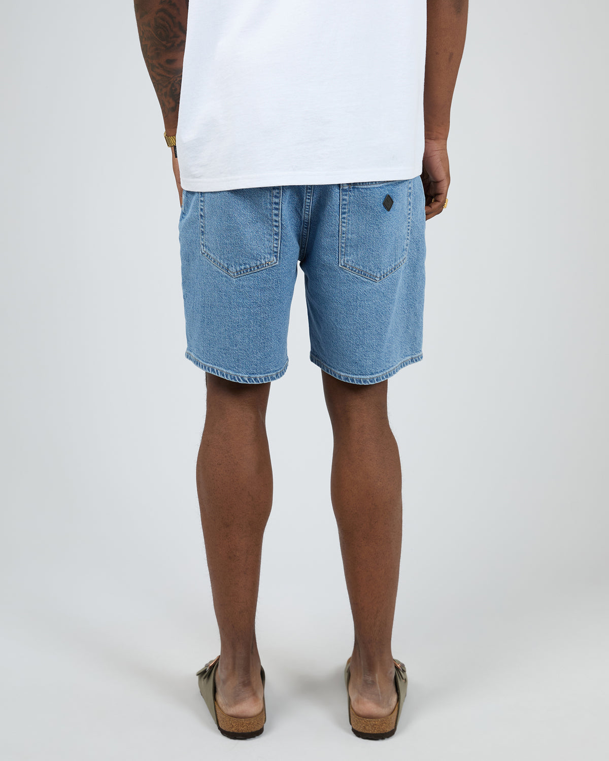 A3 Straight Short Larry Blue