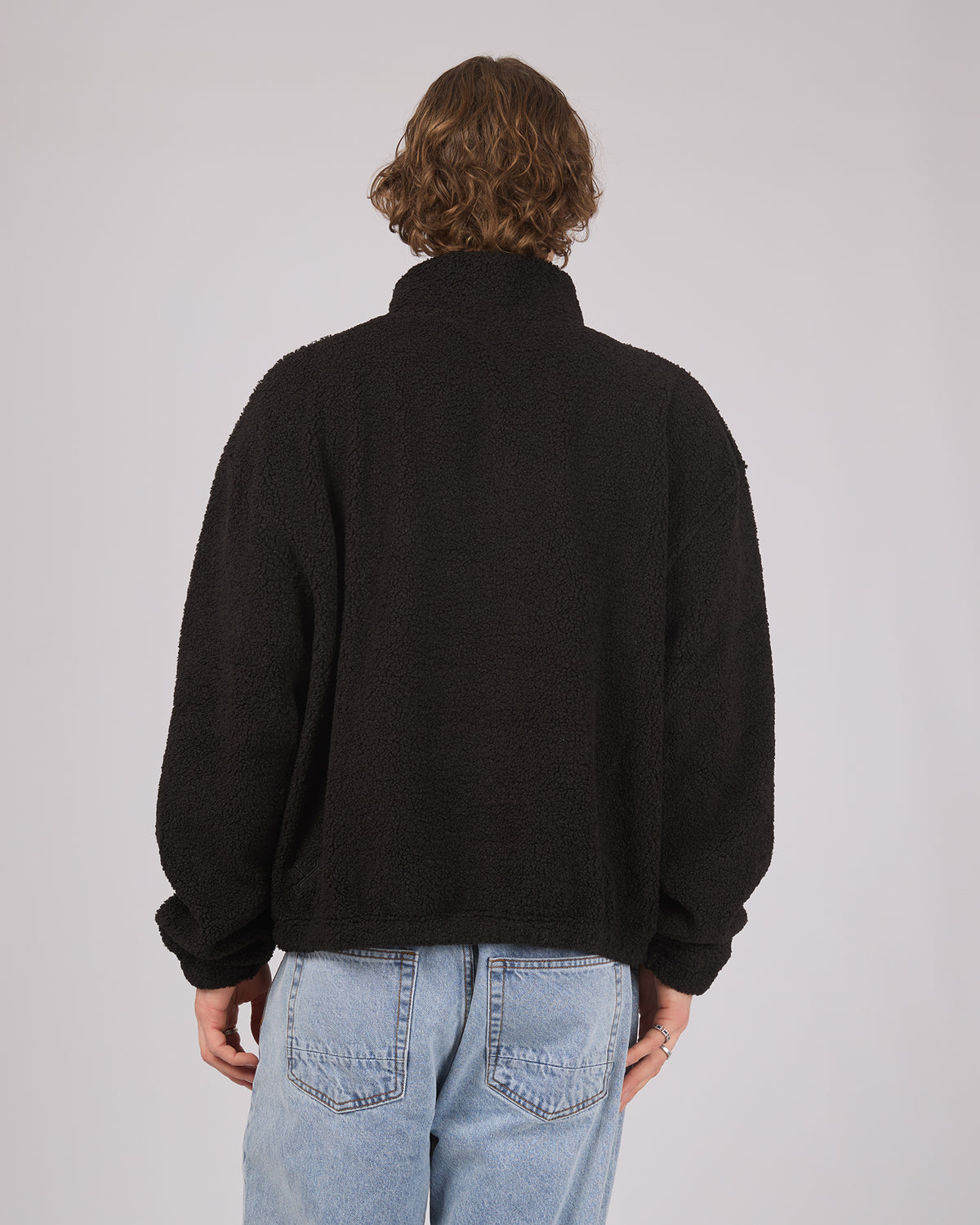 Webbed Collar Sherpa Black