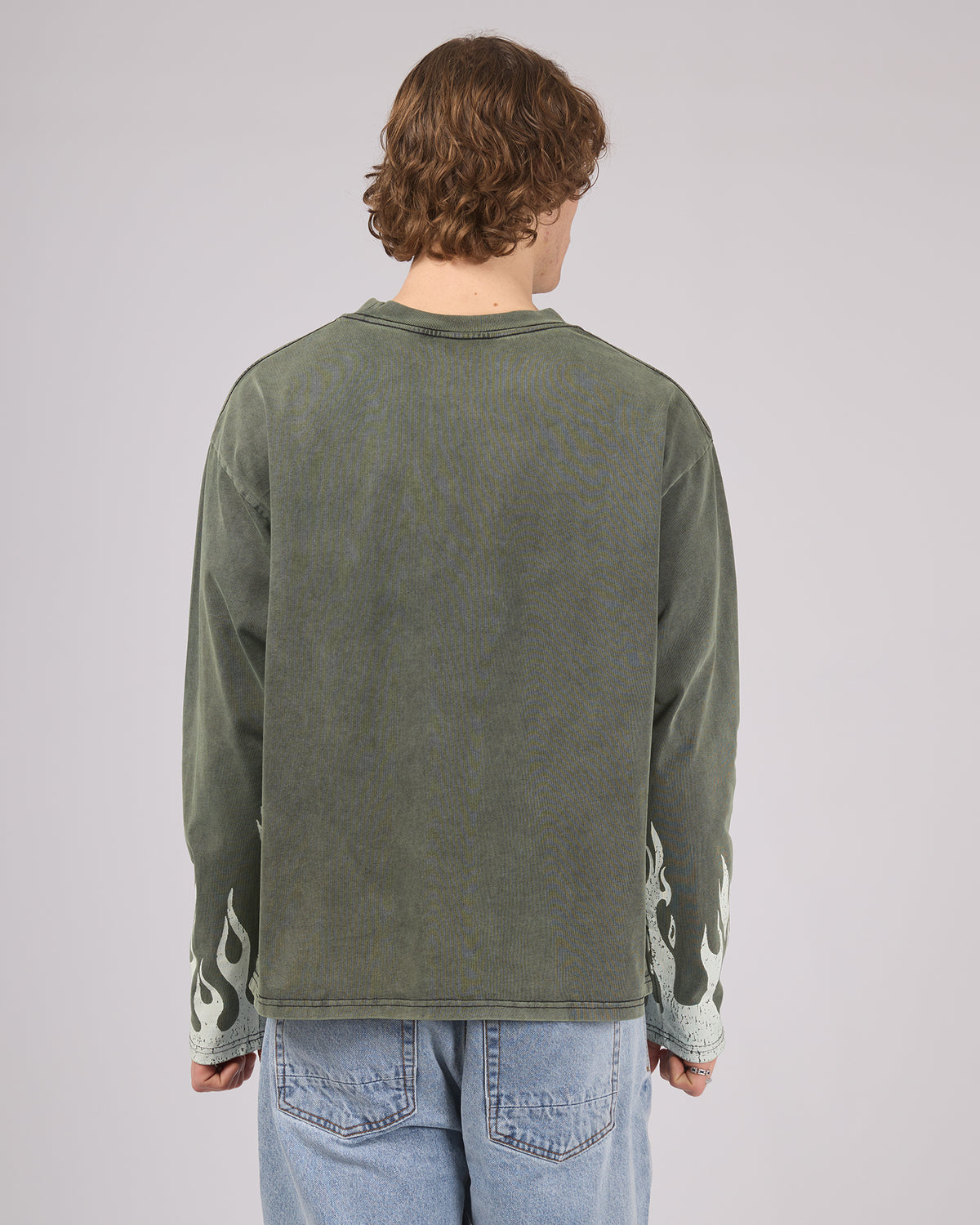 Lucky Long Sleeve Tee Faded Sage