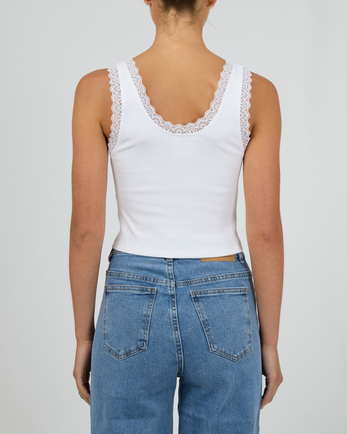 Till Death Low Crop Vintage White