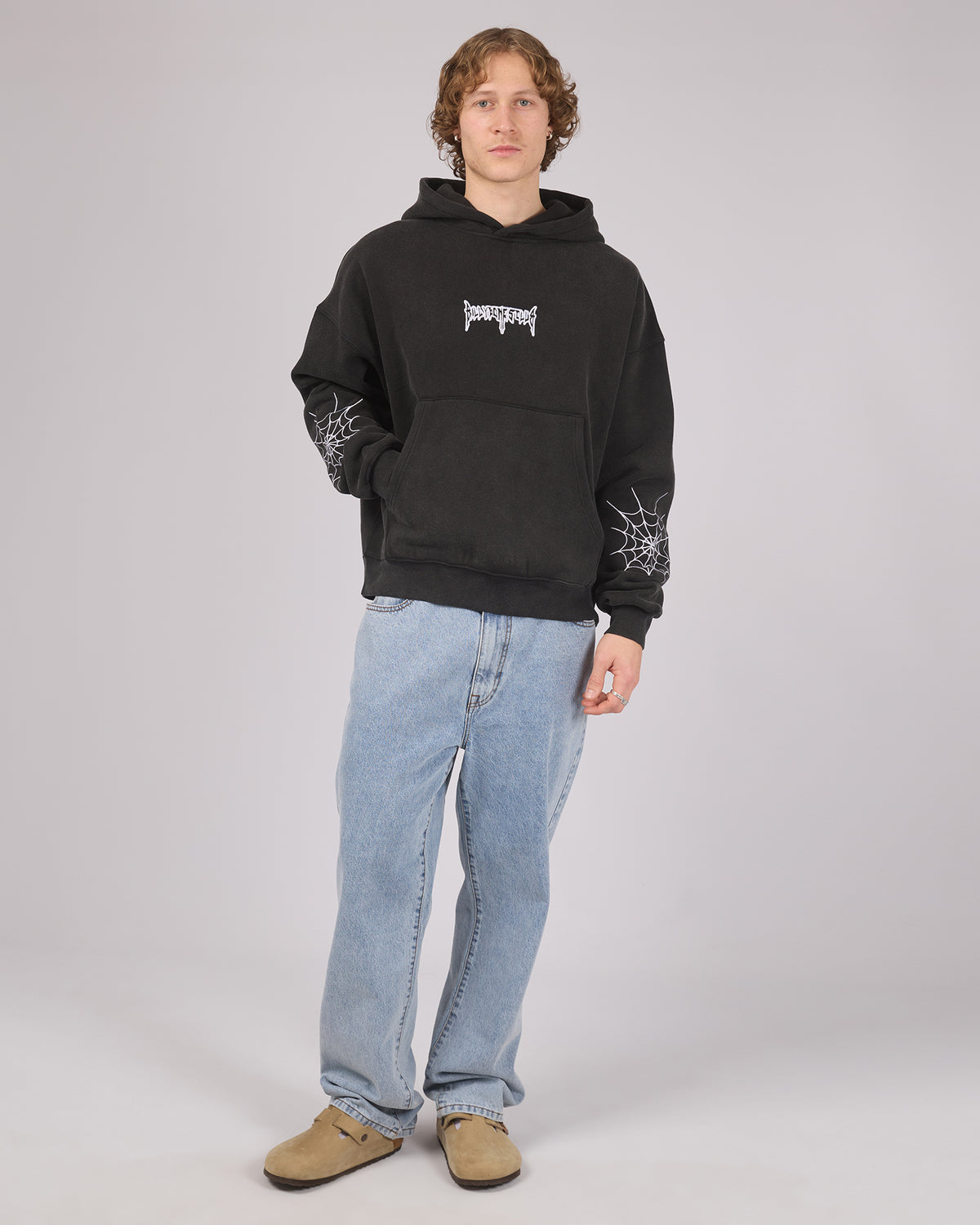 The Spider Hoodie Vintage Black