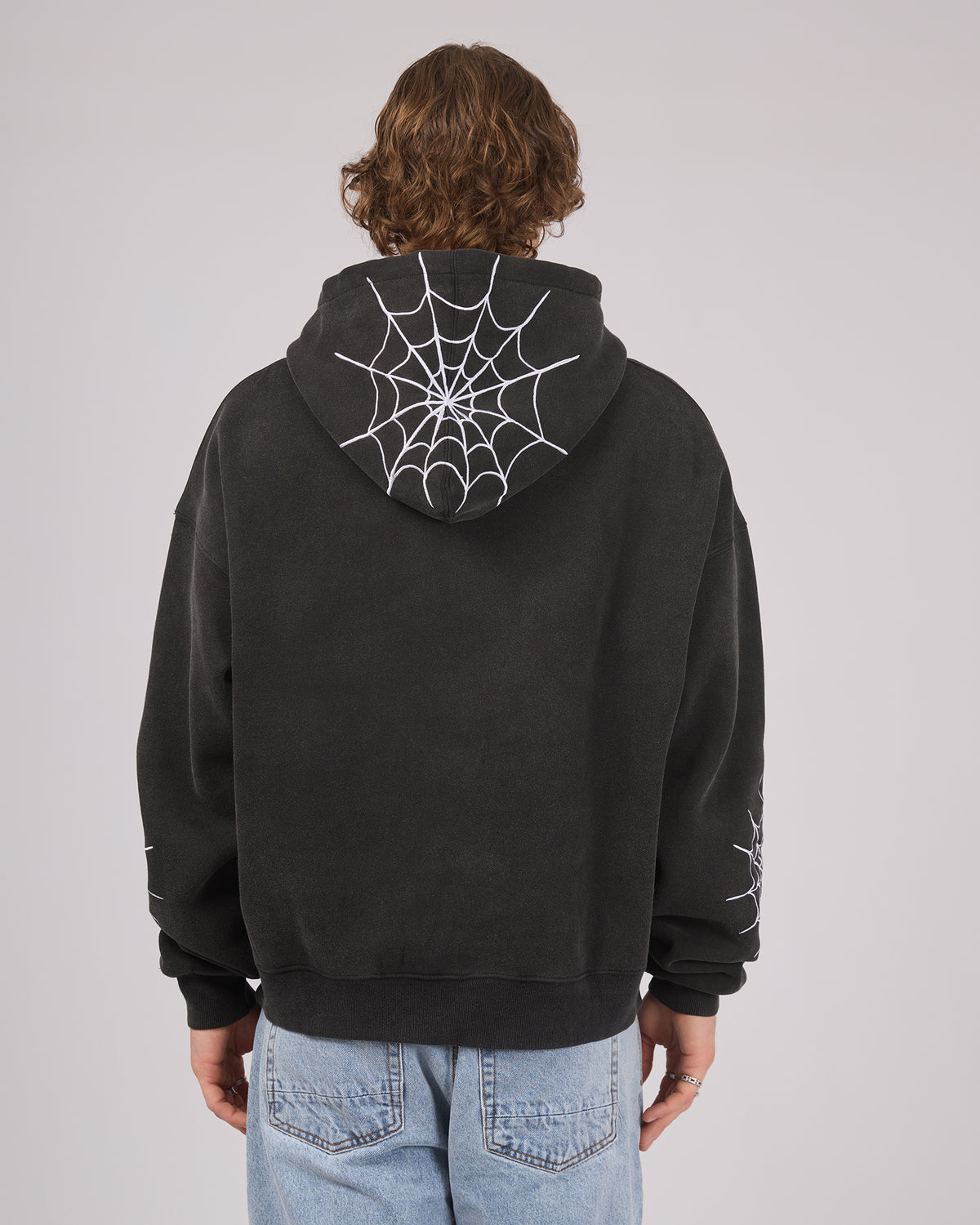 The Spider Hoodie Vintage Black