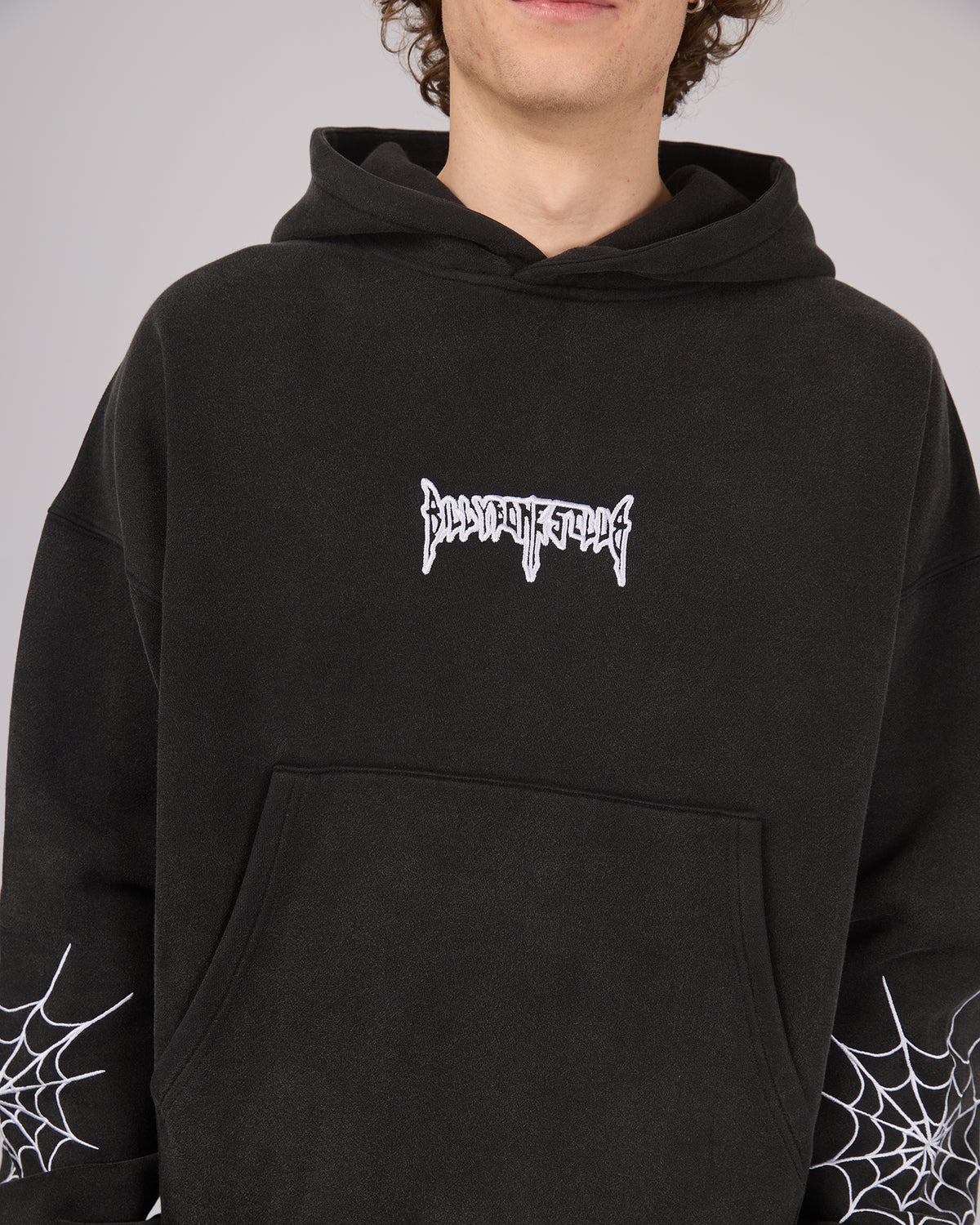 The Spider Hoodie Vintage Black