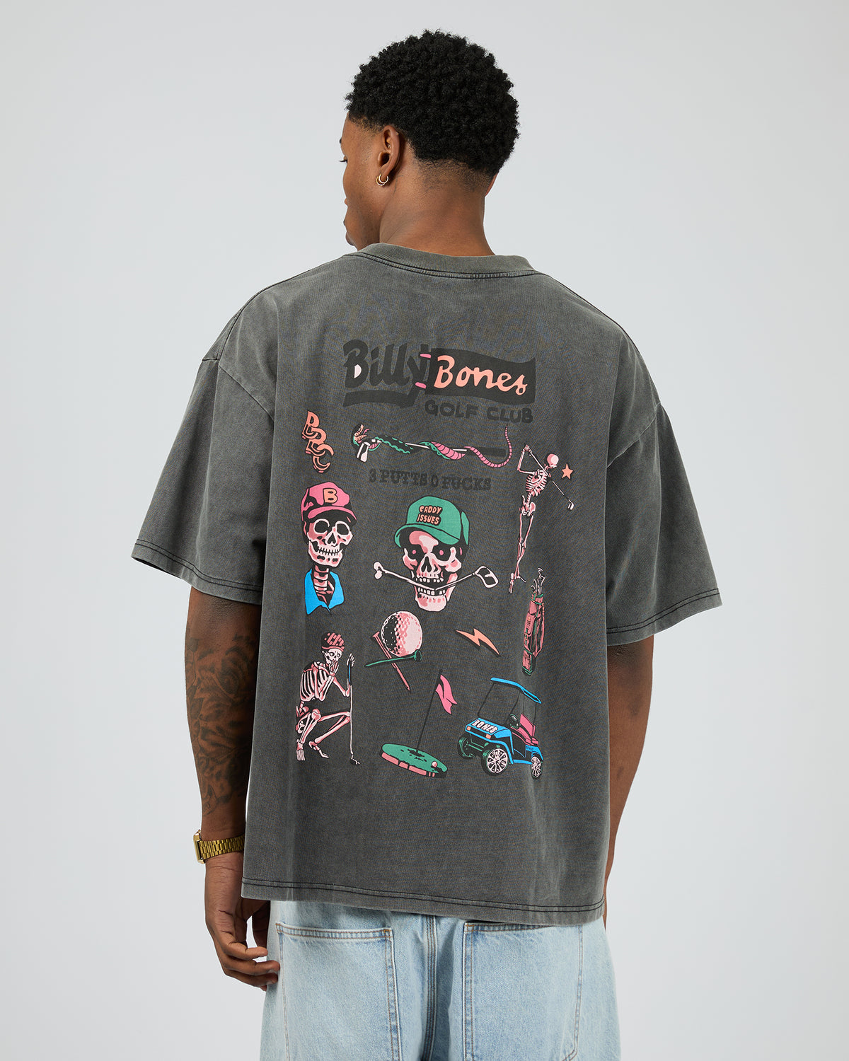 Golf Club Flash Tee Washed Black