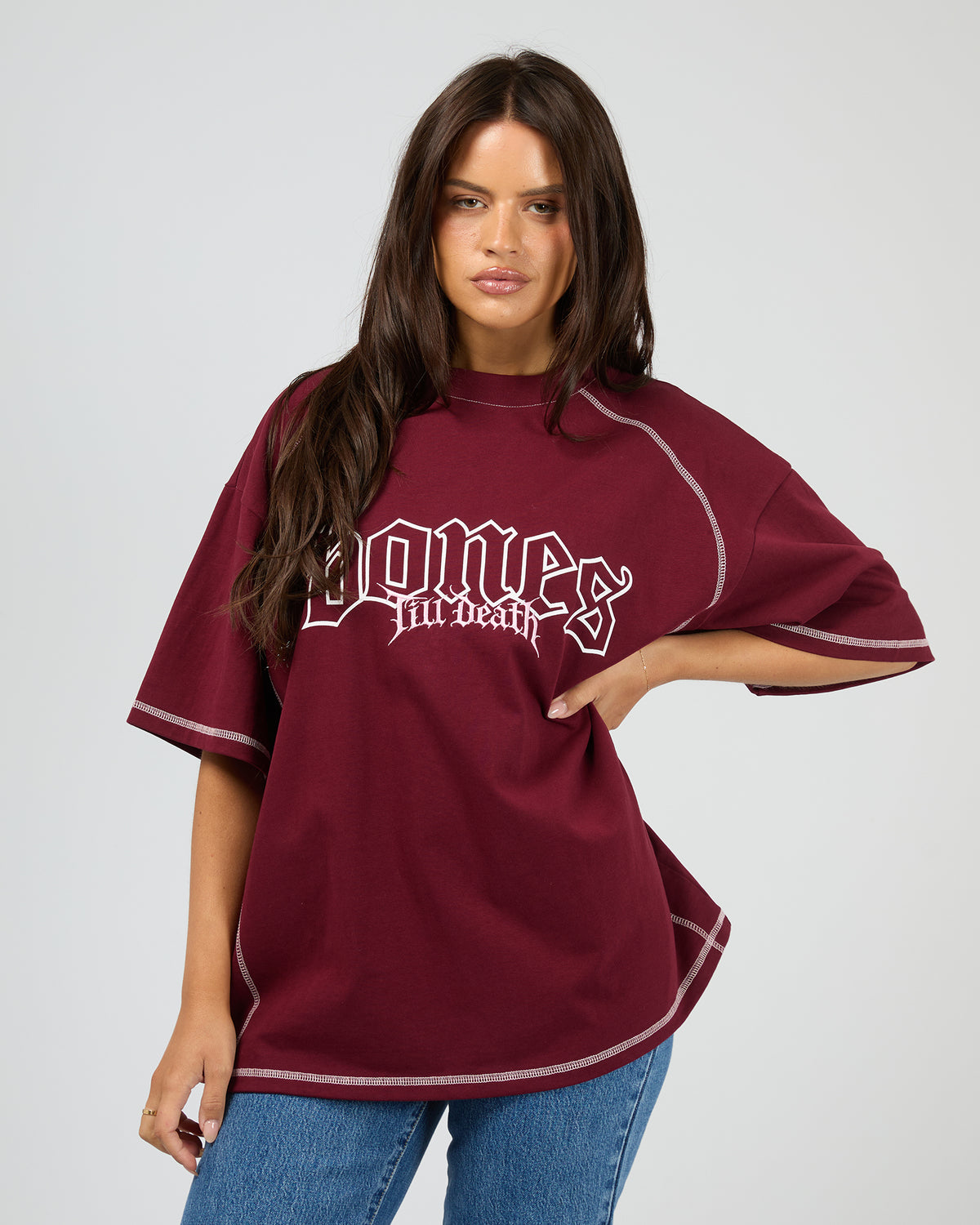 Till Death 4.0 Steeze Tee Merlot