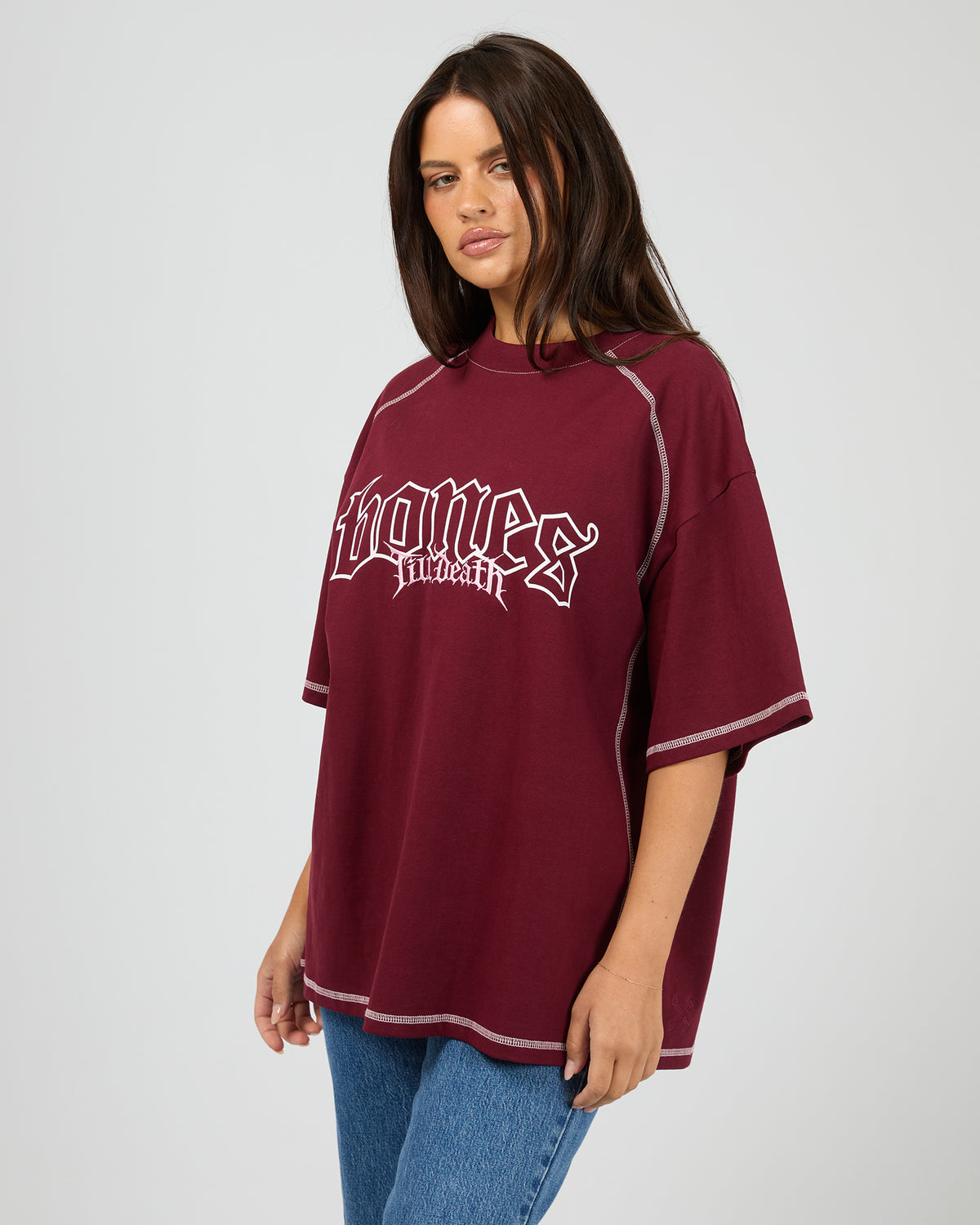 Till Death 4.0 Steeze Tee Merlot