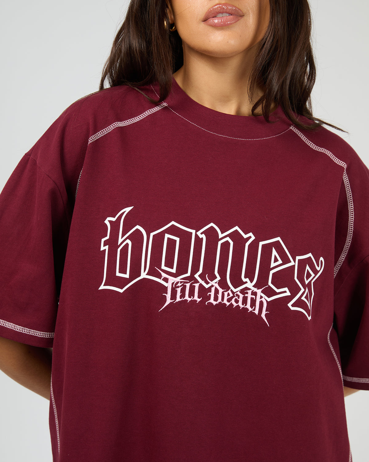 Till Death 4.0 Steeze Tee Merlot