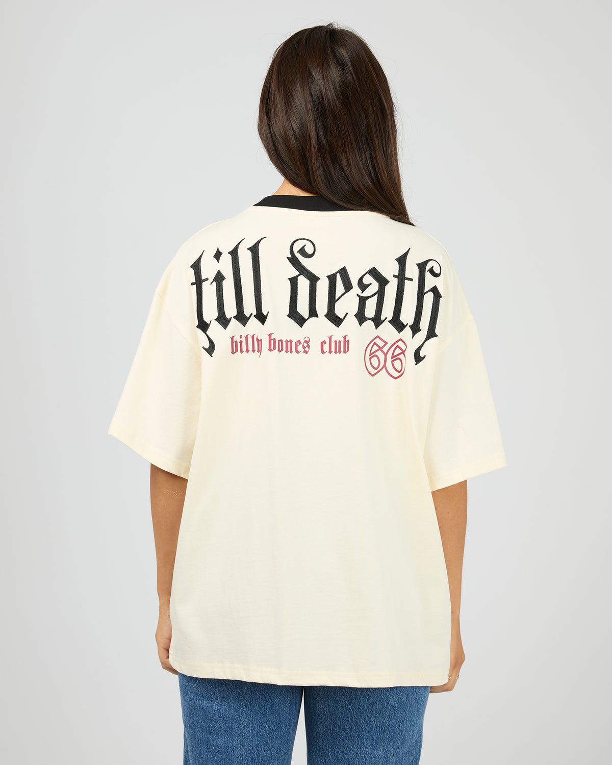 Till Death Love Letter Tee Cream