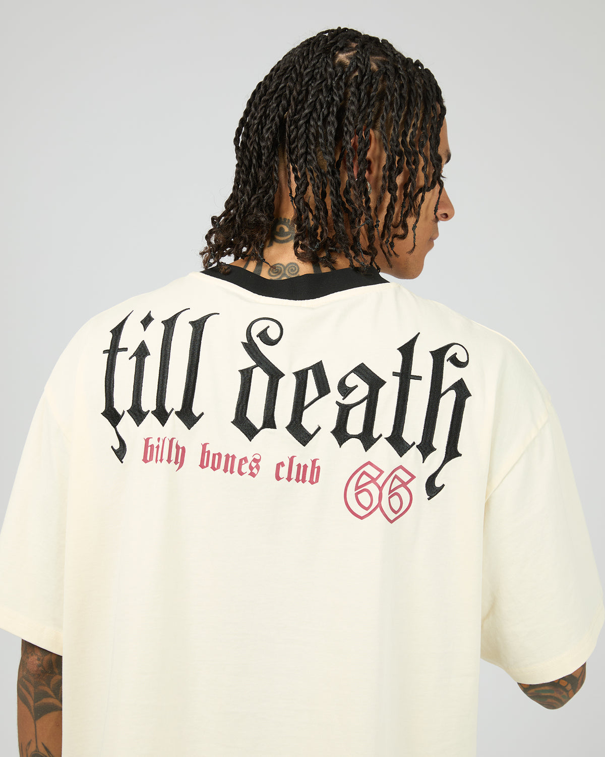 Till Death Love Letter Tee Cream