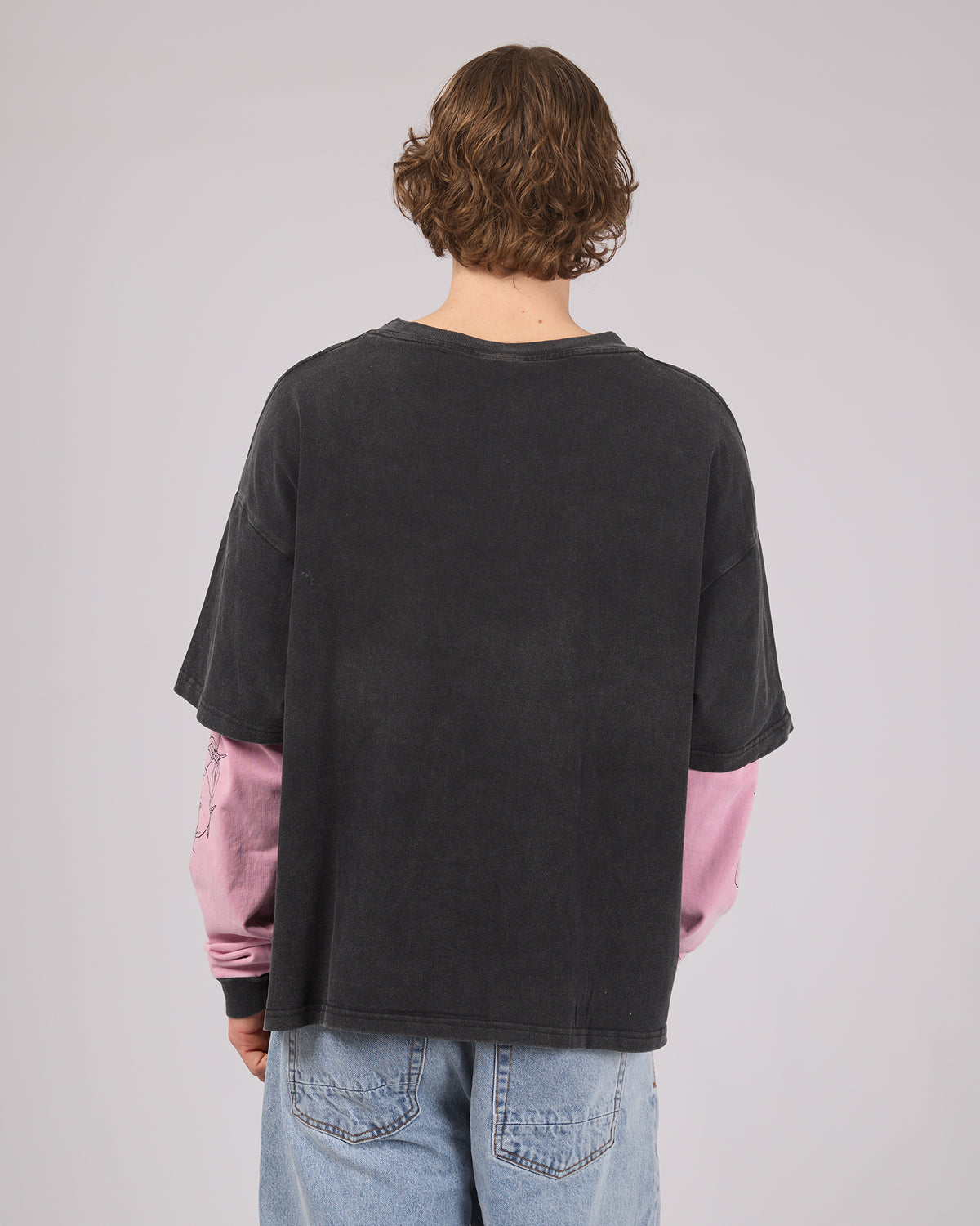 Til Death 4.0 Layered Tee Washed Black