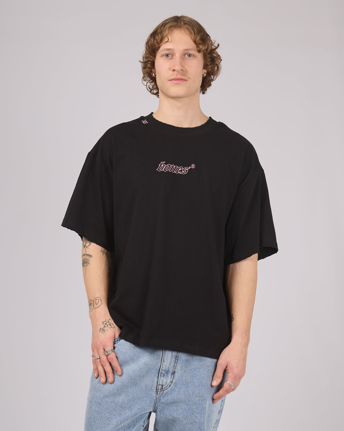 Bones Classic 2.0 Tee Black Pink