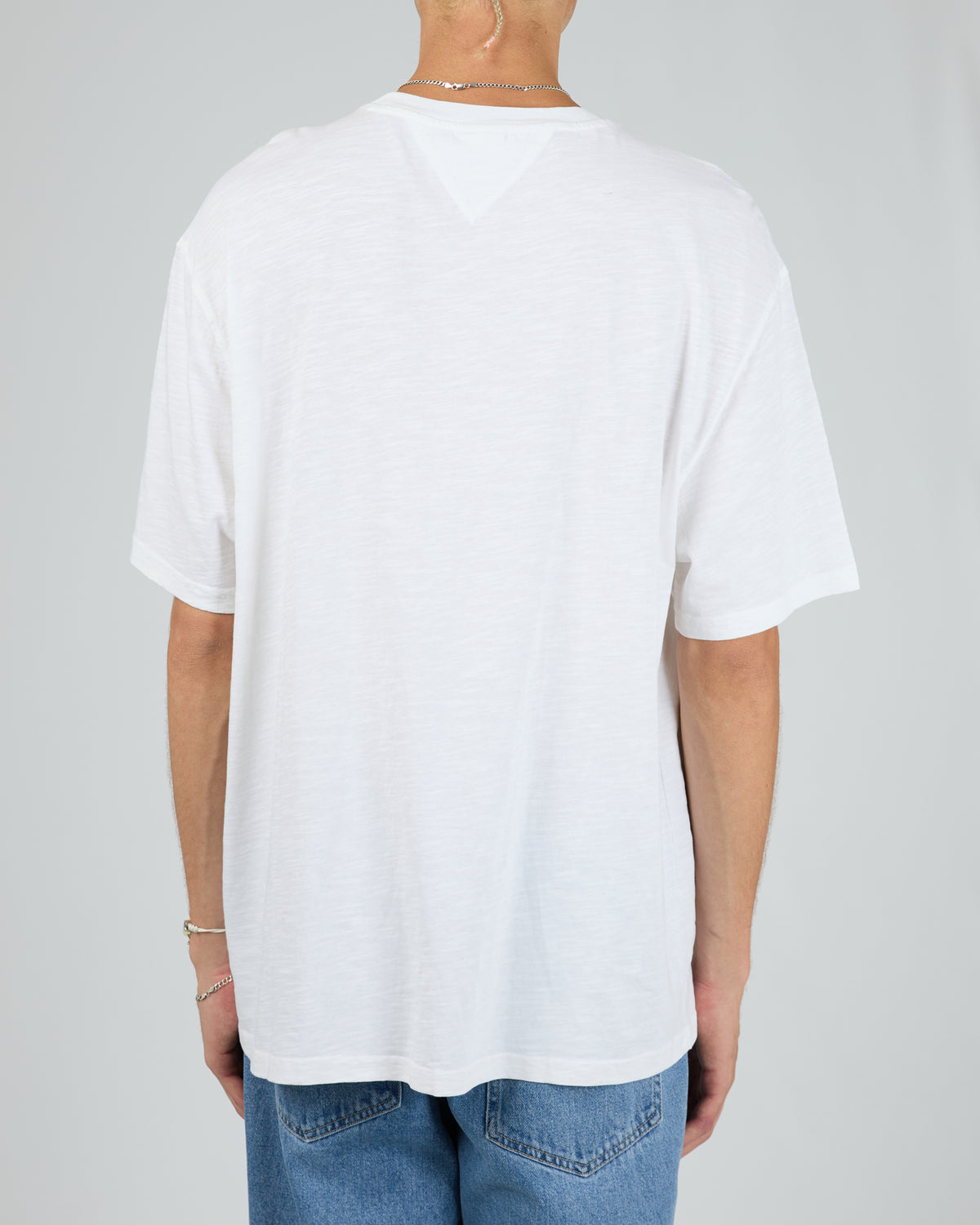 Oversized Logo Tee White