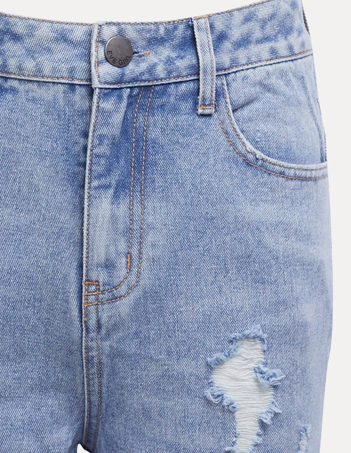 Eve Girl 8-16-Ella Jean Light Denim-Edge Clothing