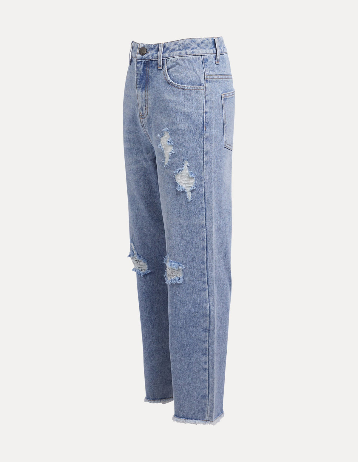 Eve Girl 8-16-Ella Jean Light Denim-Edge Clothing