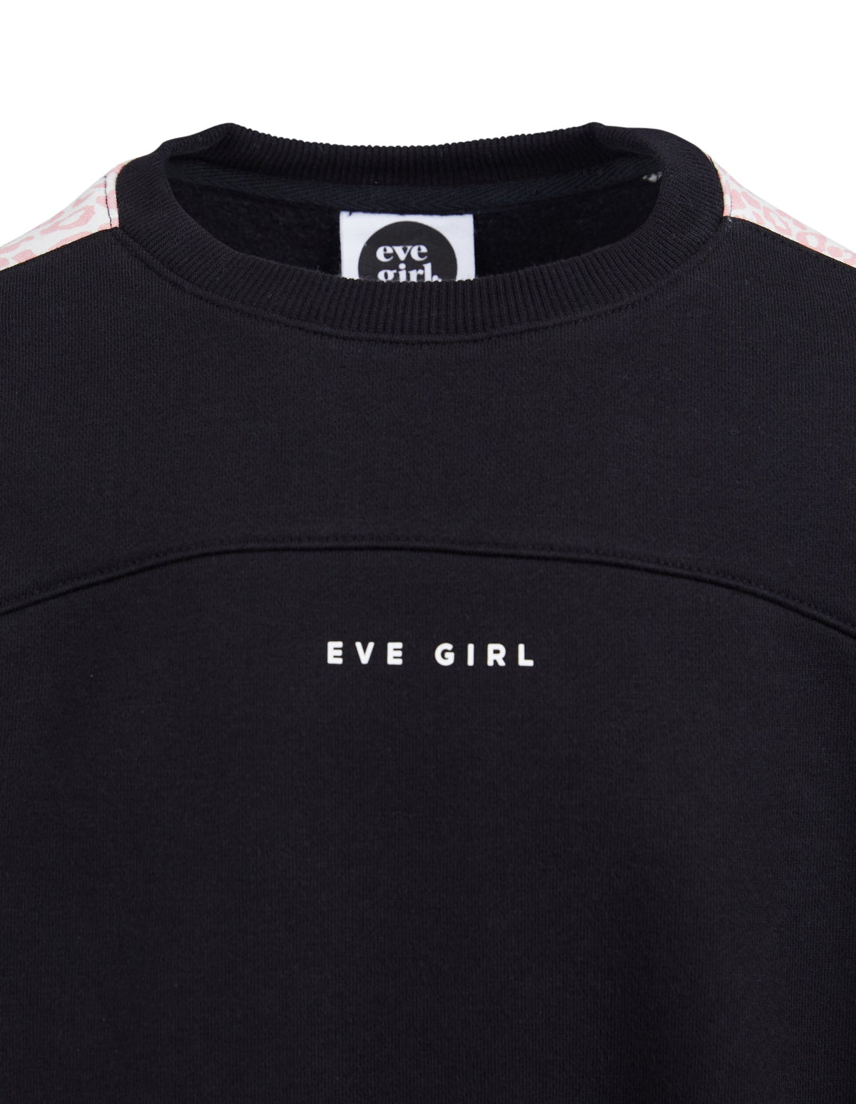 Eve Girl 8-16-Teen Base Paneled Crew Black-Edge Clothing
