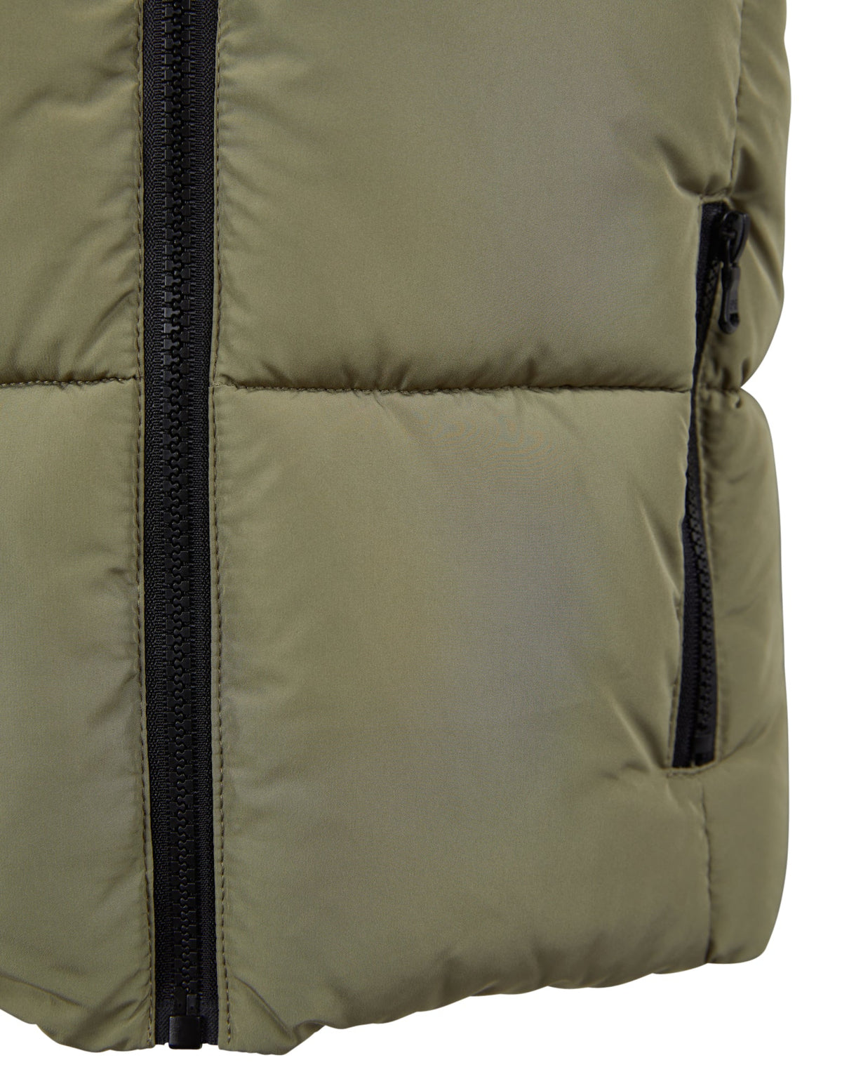 Eve Girl 8-16-Teen Remi Puffer Vest Khaki-Edge Clothing