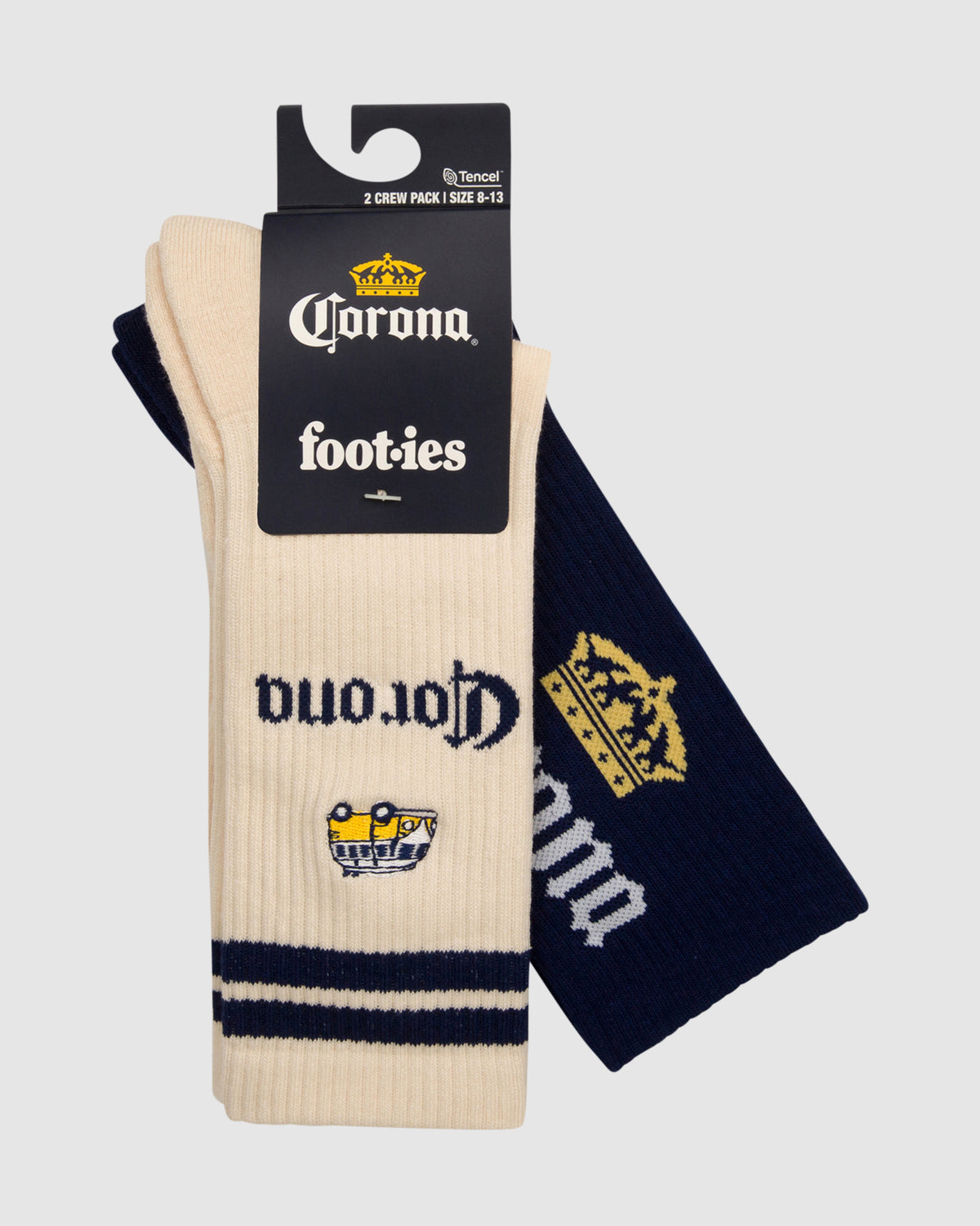 Kombi Sneaker Sock 2 Pack White Navy