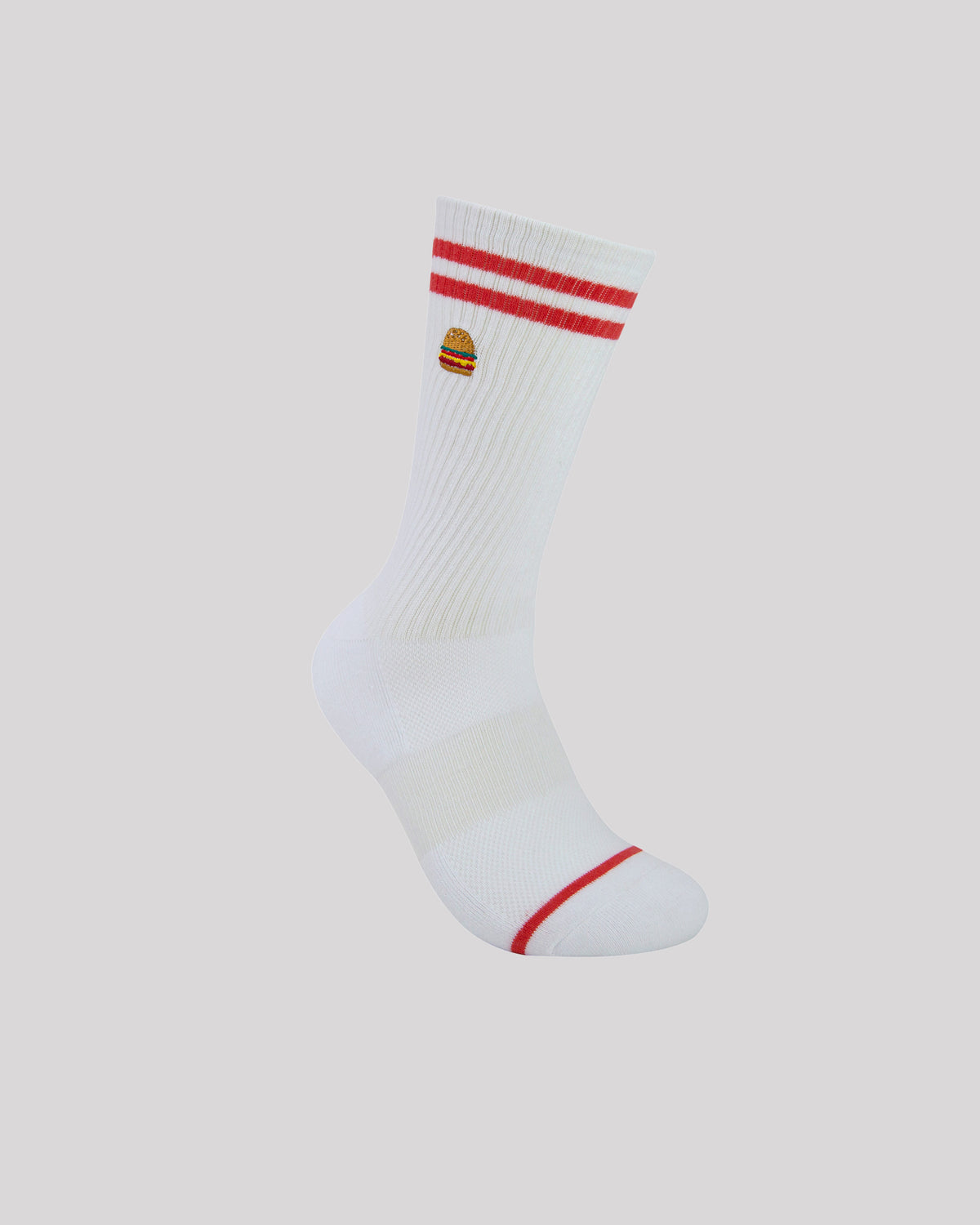 Fast Food Sneaker Sock 2 Pack Black White