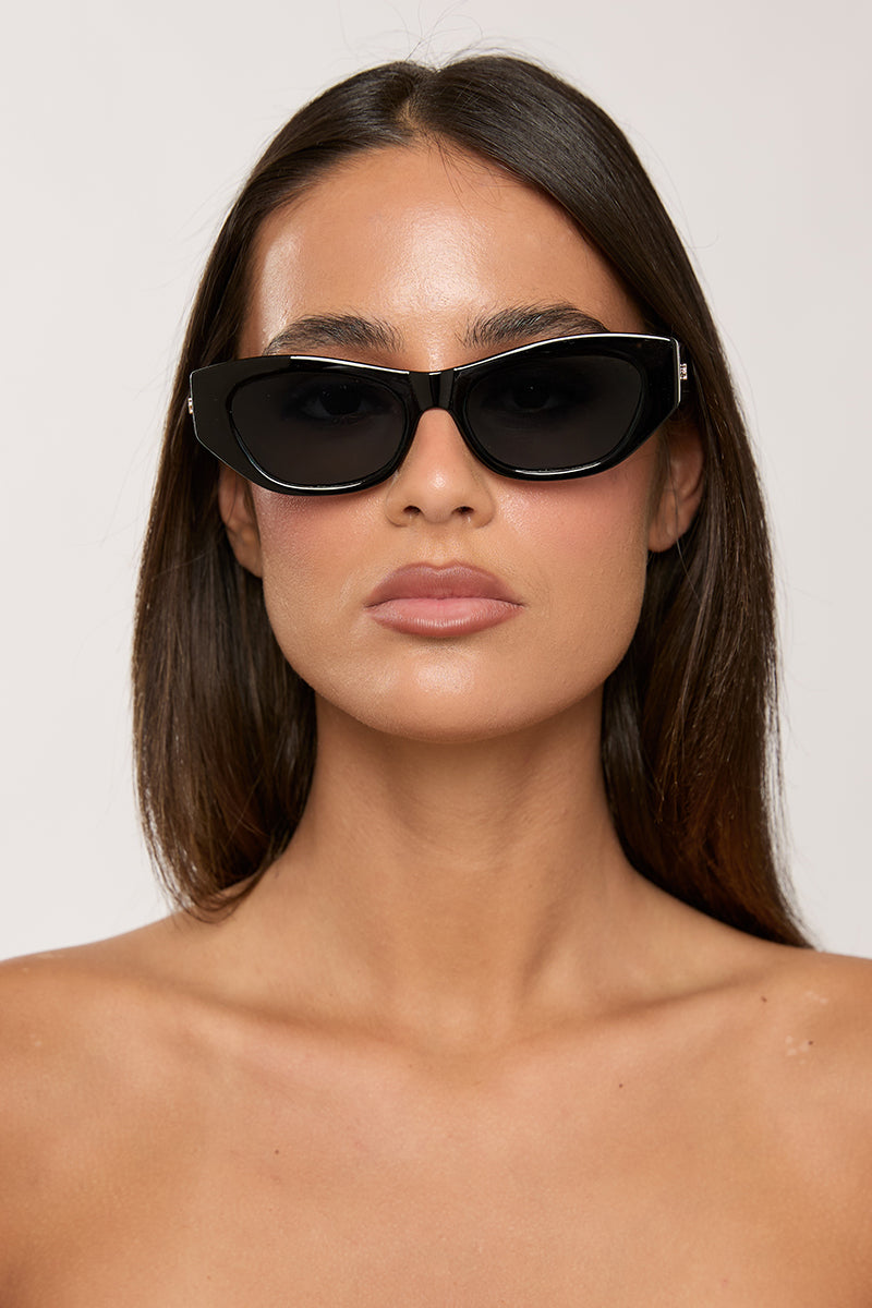 Jenna Sunglasses Black