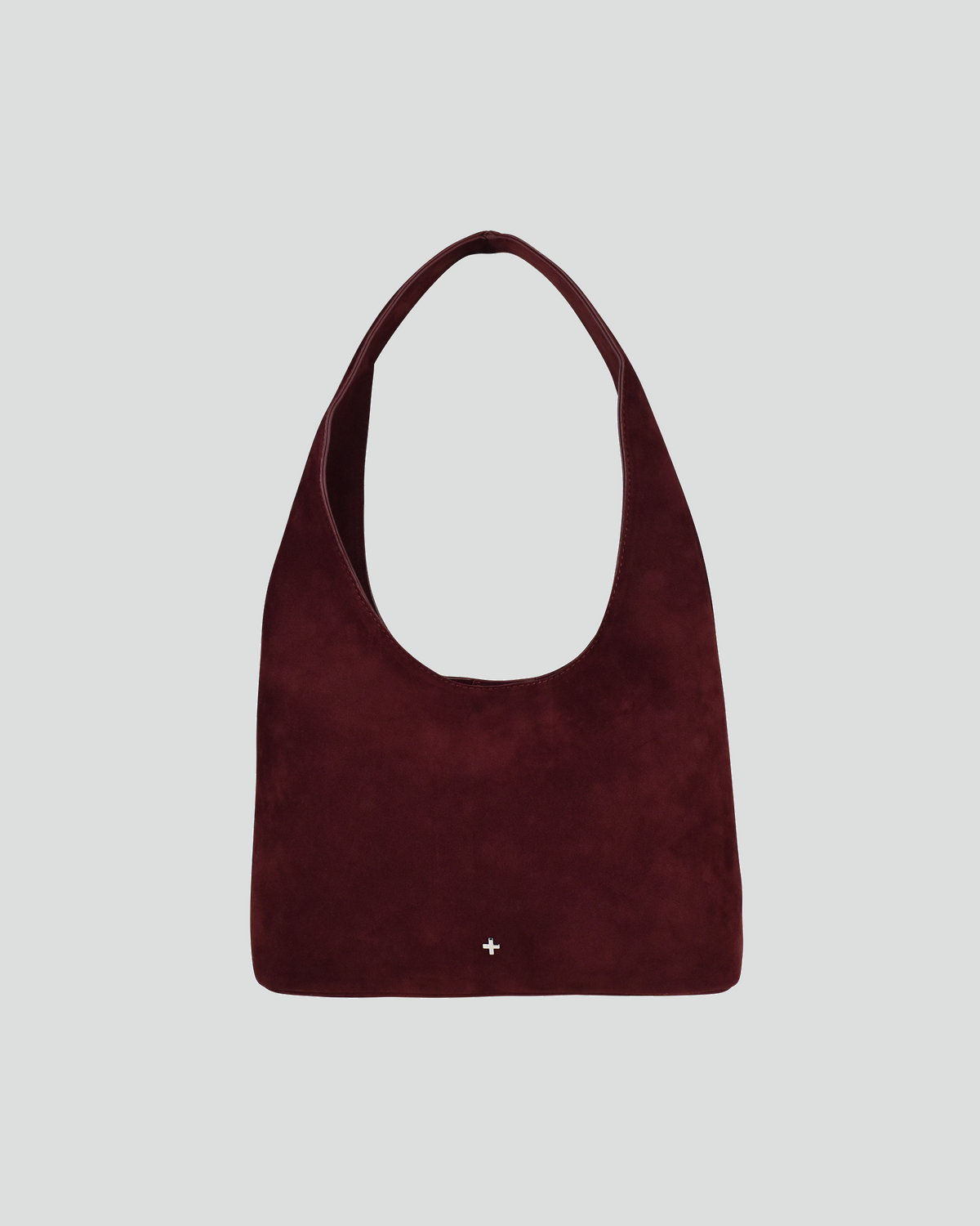 Jenni Studded Hobo Bag Merlot