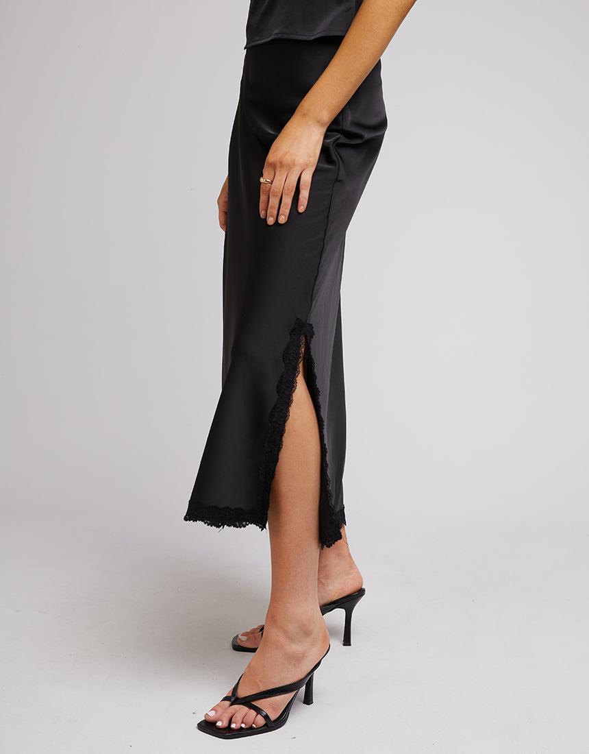 Jorge-Ashlyn Maxi Skirt Black-Edge Clothing