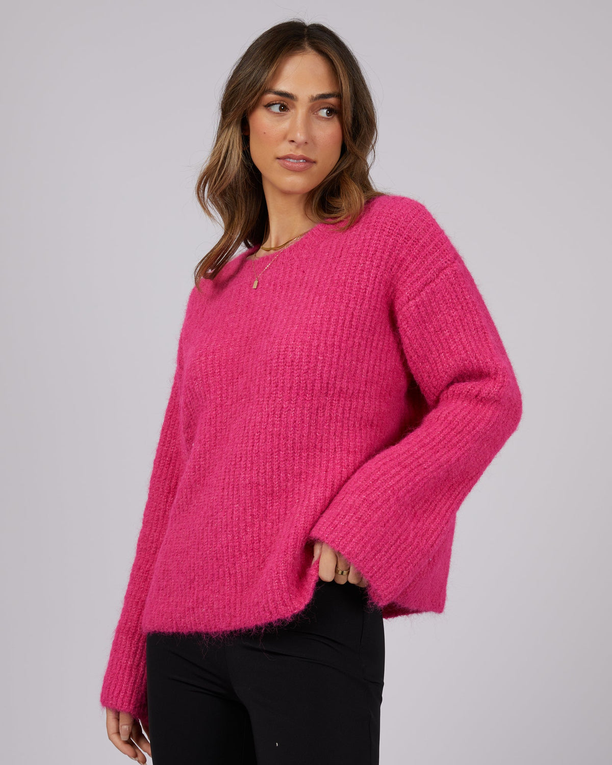 Jorge-Briana Sweater Pink-Edge Clothing