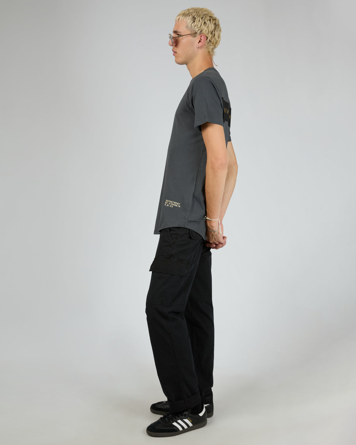 Rhos Dual Curved Tee Asphalt