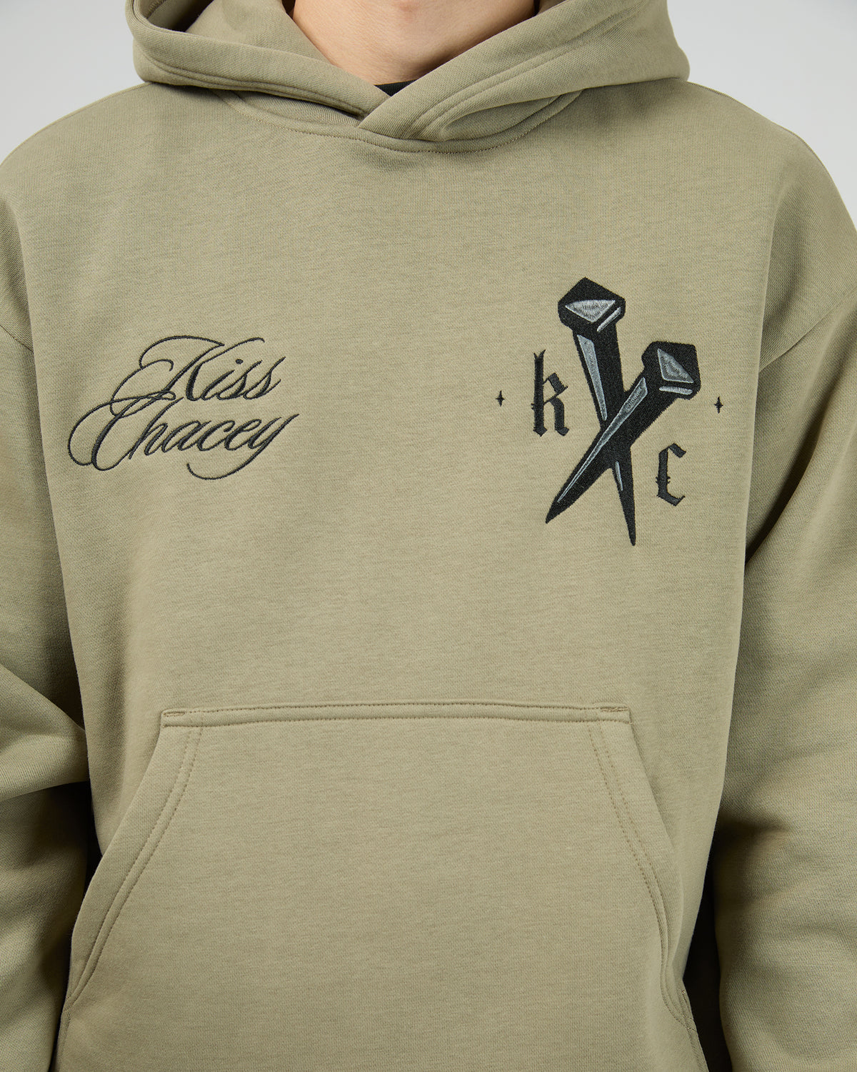 Nailed Relaxed Hoodie Khaki
