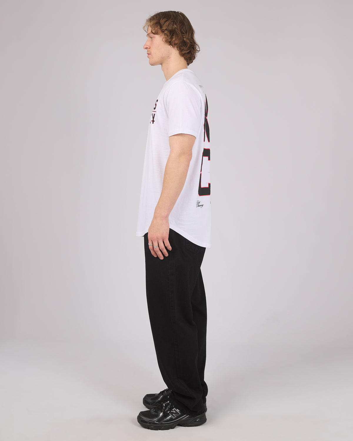 Erosion Dual Curved Tee White