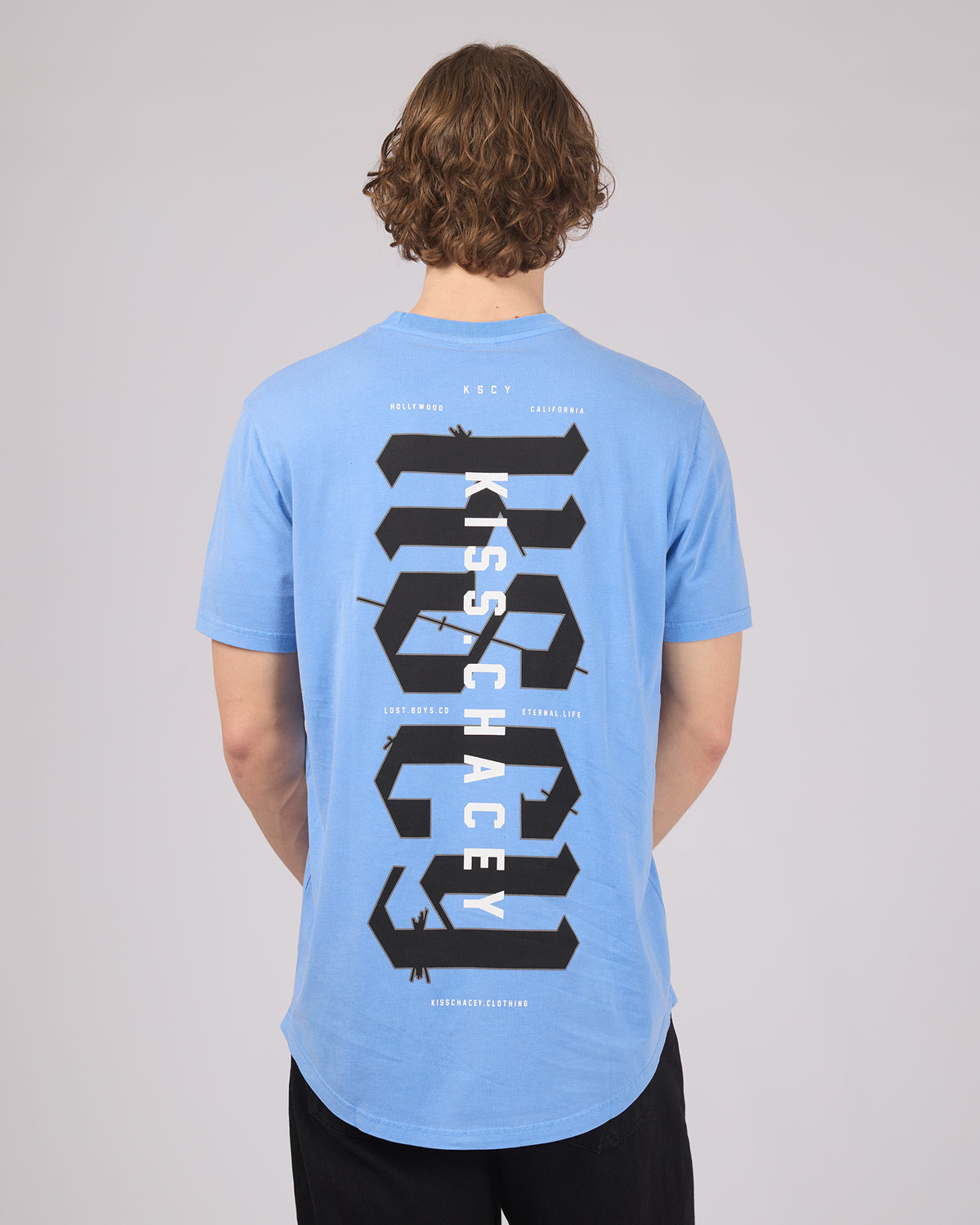 Severance Dual Curved Tee Pigment Cornflower