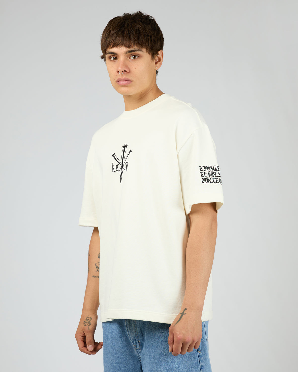 Revolation Loopback Street Tee White