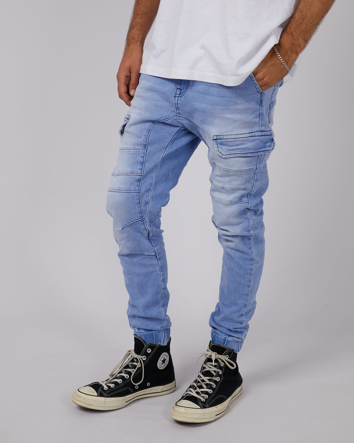 Salem Cargo Jogger Crystal Blue