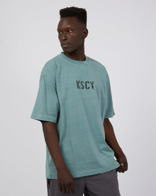 Kiss Chacey-Schism Heavy Oversized Tee Pigment Trellis-Edge Clothing