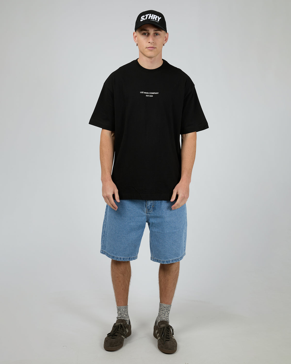 Denim Co Baggy Tee Black