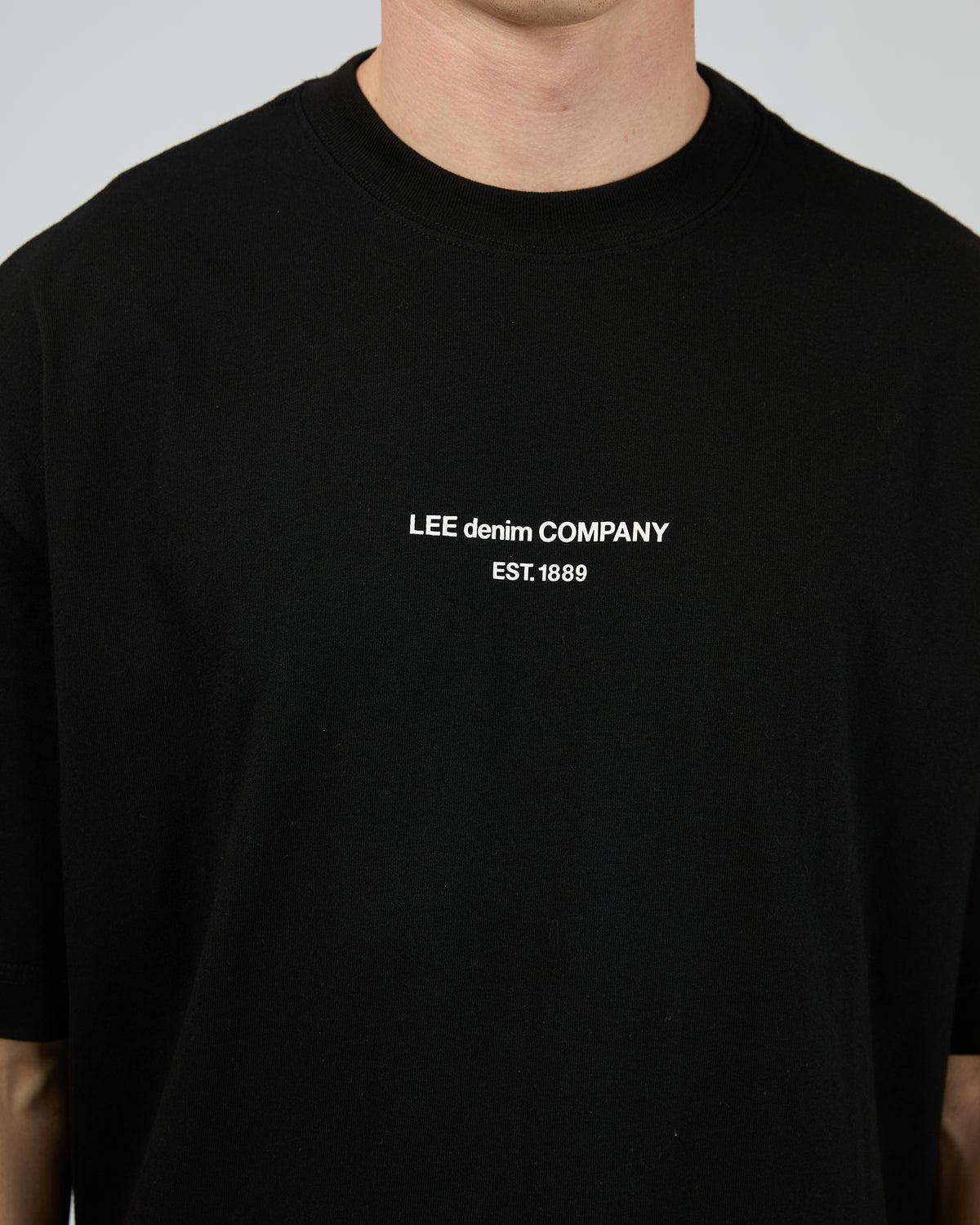 Denim Co Baggy Tee Black