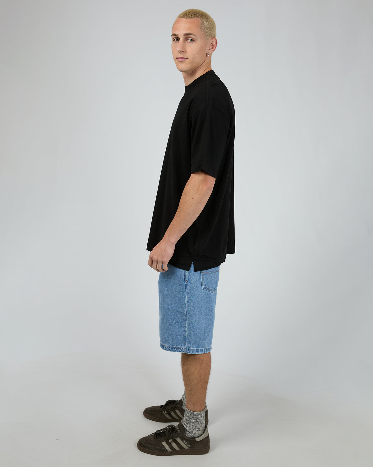 Denim Co Baggy Tee Black