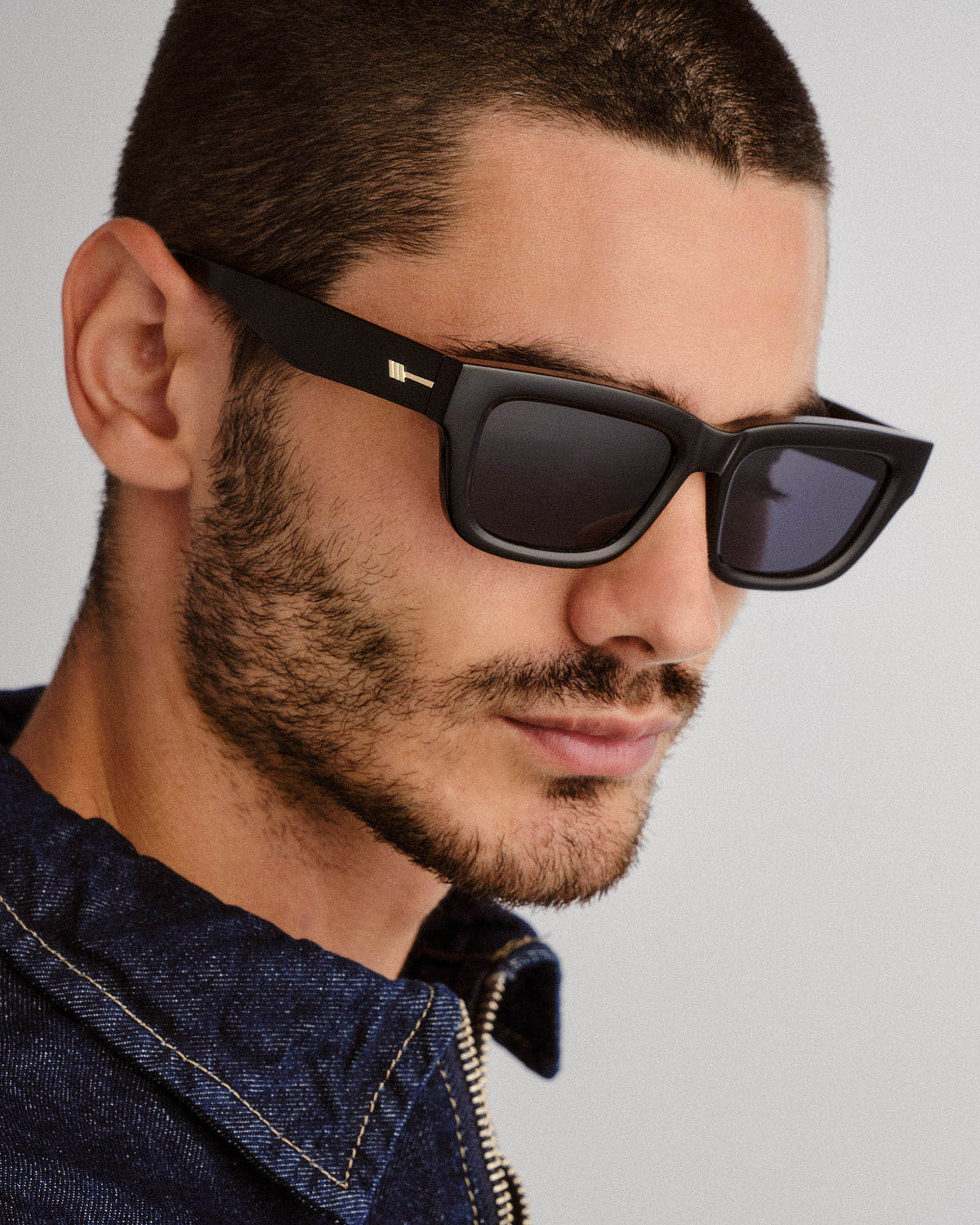 Le Castle Sunglasses Black Smoke Mono Polarised