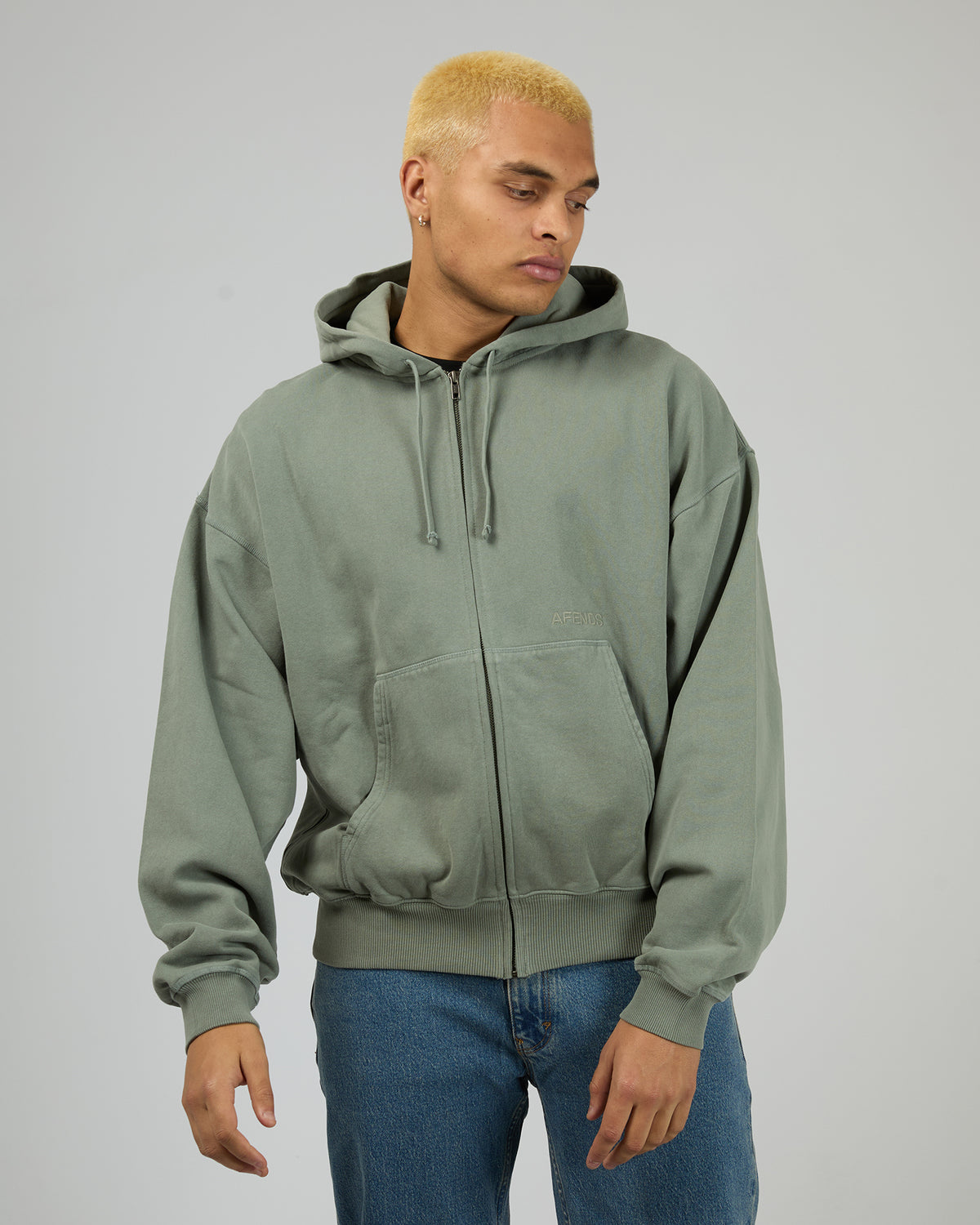 Genesis Boxy Zip Hood Sycamore