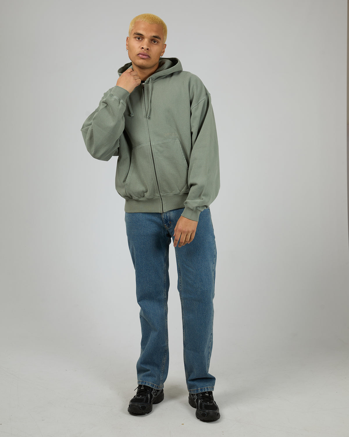 Genesis Boxy Zip Hood Sycamore