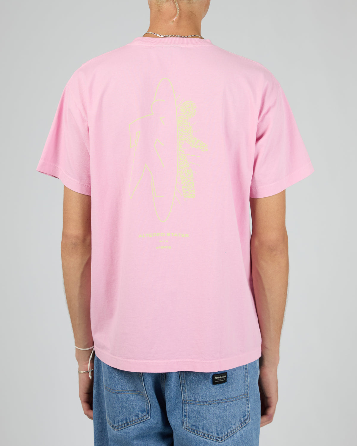Altered Heavy Weight Boxy Fit Tee Vintage Pink