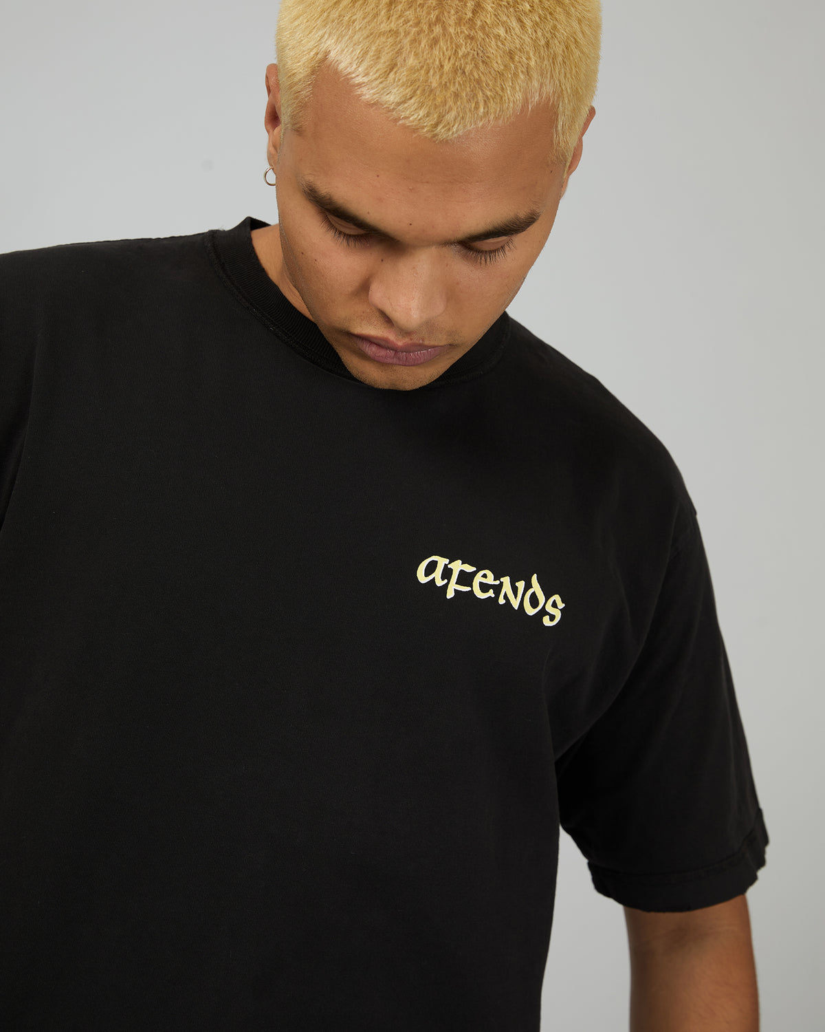 Pent A Gone Heavy Weight Boxy Tee Black