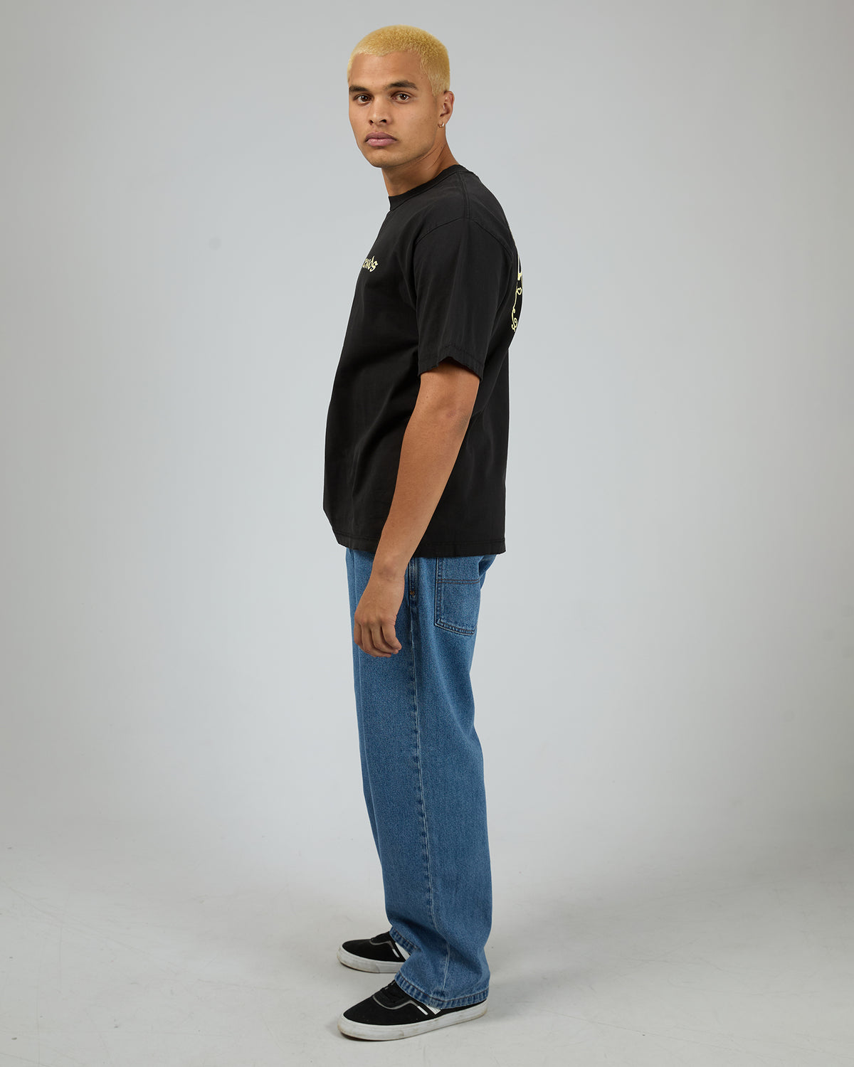 Pent A Gone Heavy Weight Boxy Tee Black
